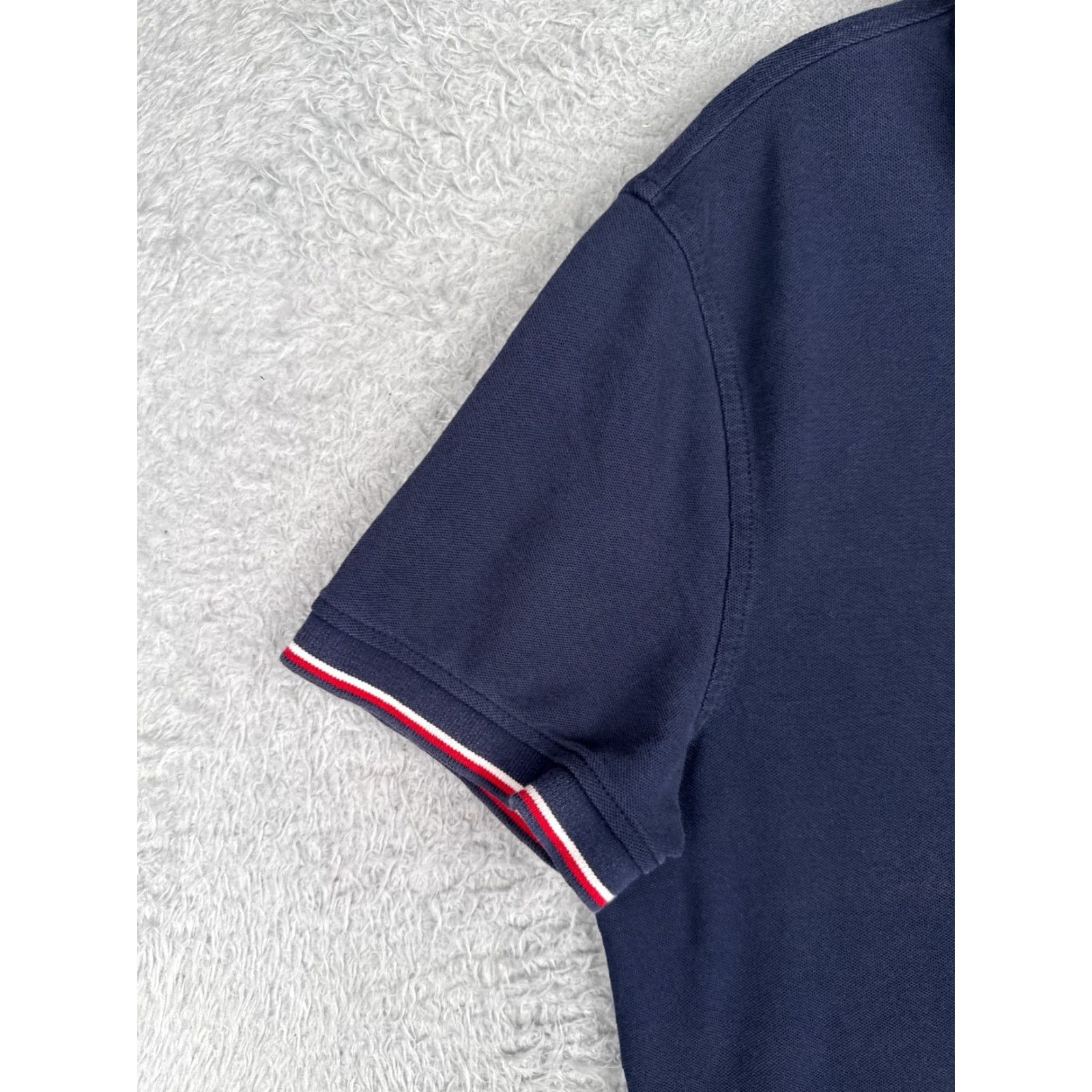 Tommy Hilfiger Tommy Hilfiger Polo Shirt Men Medium Blue Cotton Blend Short Sleeve Golf Slim Fit Size US M / EU 48-50 / 2 - 3 Thumbnail