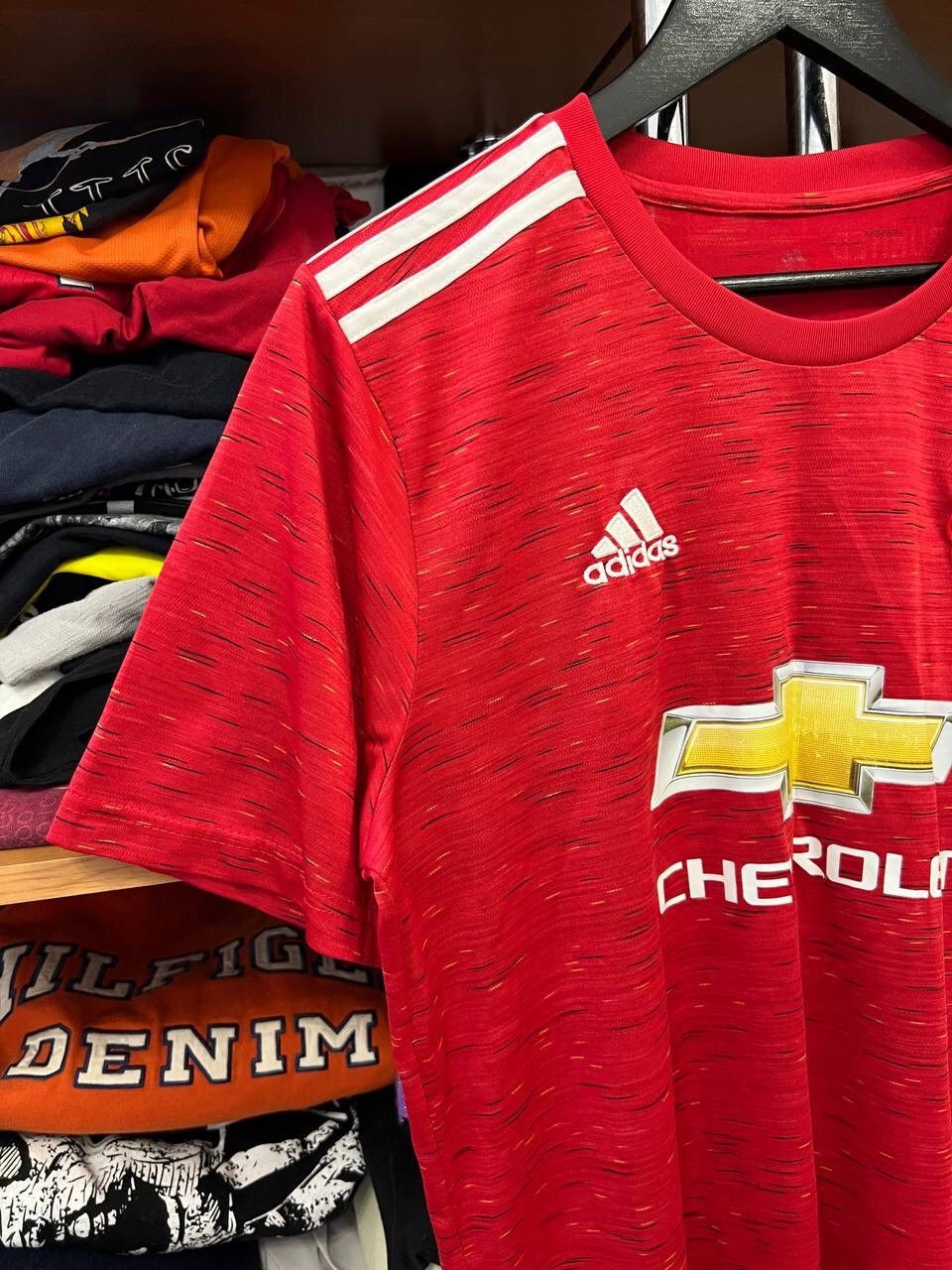 Adidas Blokecore Adidas Manchester United Chevrolet Jersey Drill Size US L / EU 52-54 / 3 - 2 Thumbnail
