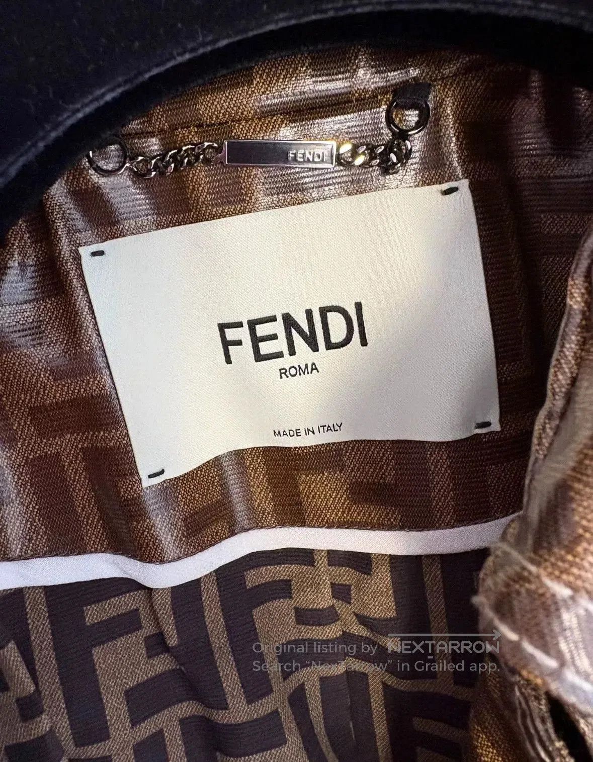 Fendi Fendi Monogram Trench Coat. Size US XS / EU 42 / 0 - 5 Thumbnail