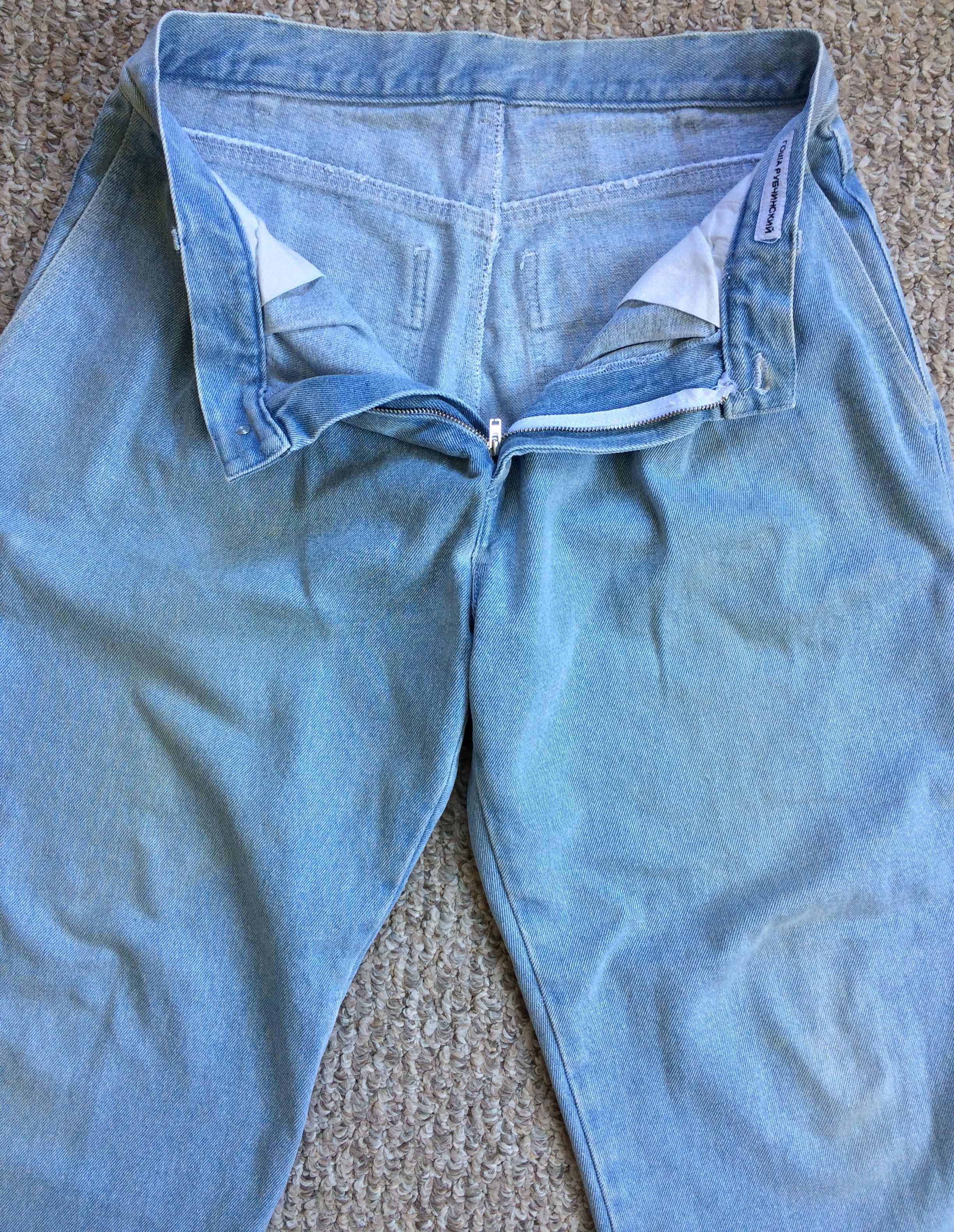 Gosha Rubchinskiy Gosha Rubchinskiy Wide Leg Pleated Denim Jeans Size US 30 / EU 46 - 3 Thumbnail