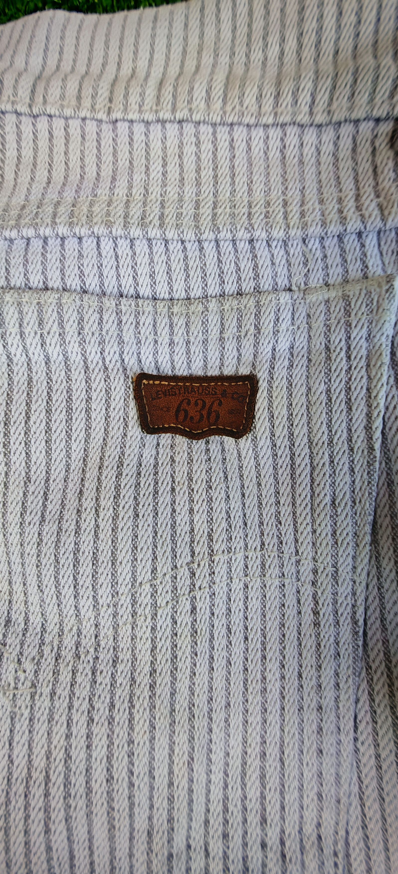 Levi's Vintage Clothing Vintage Levi's 636 Hickory stripe jeans Size US 30 / EU 46 - 9 Thumbnail