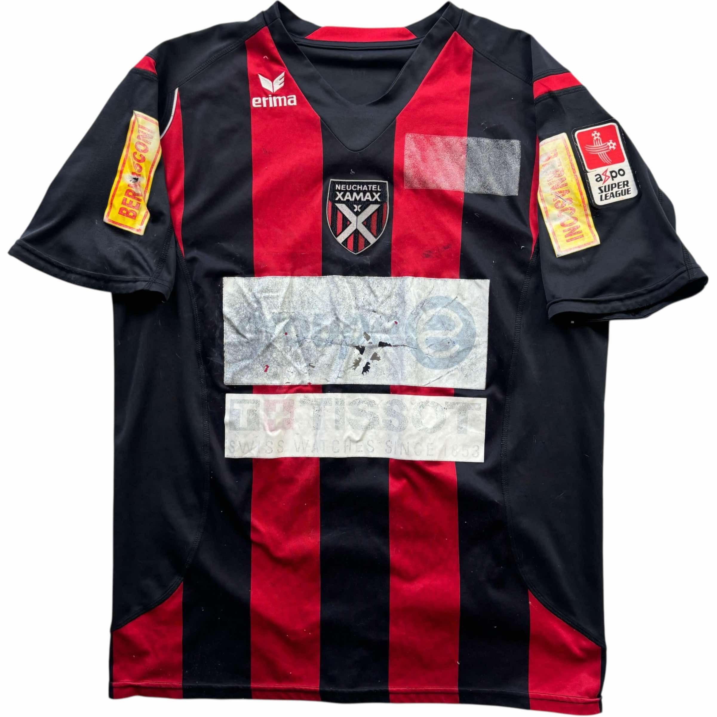 Erima MATCH WORN Neuchâtel Xamax 2008-10 Hodzic football jersey Size US M / EU 48-50 / 2 - 2 Thumbnail