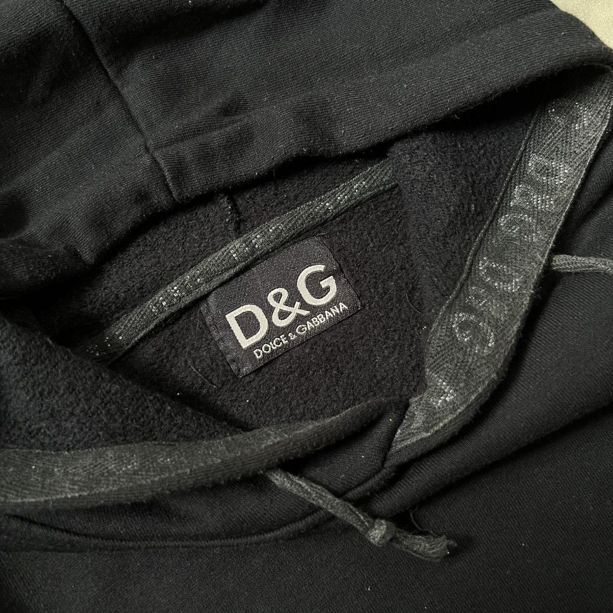 Dolce & Gabbana 1990s Dolce & Gabbana Big Logo Hoodie Size US L / EU 52-54 / 3 - 5 Thumbnail