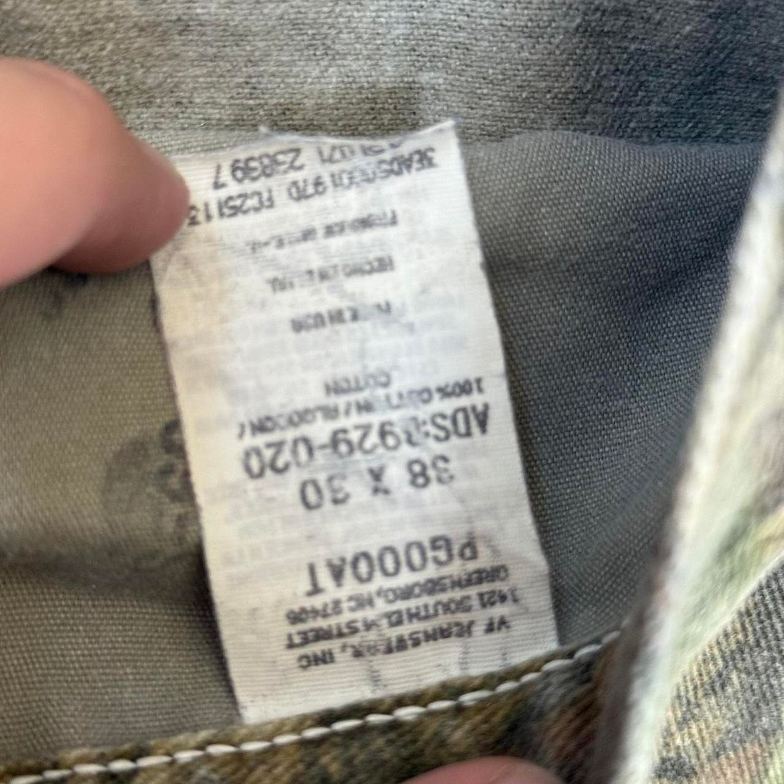 Wrangler Vintage 90s Wrangler Pro Gear Camo Pants Size US 35 - 8 Thumbnail