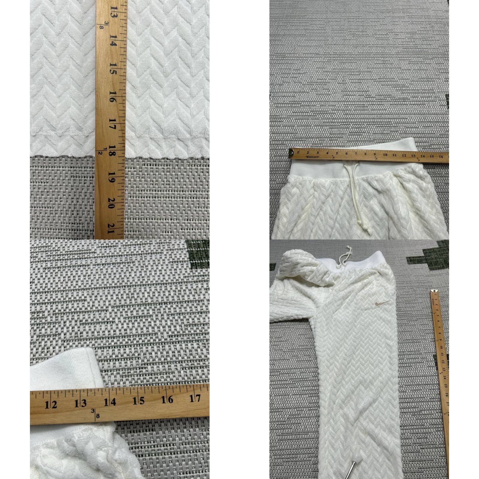 Nike Nike Track Suit Jacket Womens Small White Quilted Pullover Regular Fit Activewear Spring Fall DJ Size S / US 4 / IT 40 - 8 Thumbnail