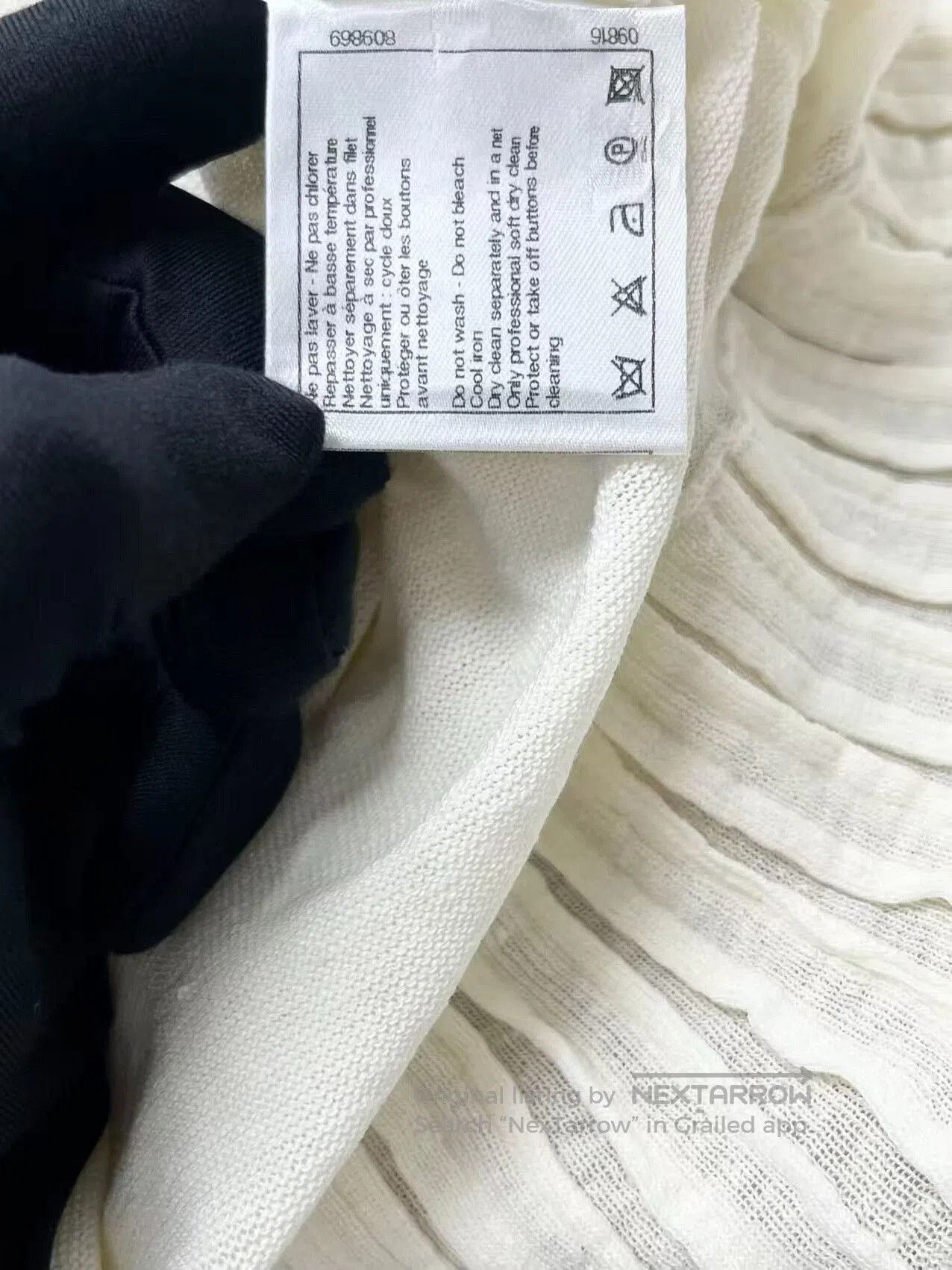 Chanel Chanel Beige School Style Knit Dress. Size XS / US 0-2 / IT 36-38 - 5 Thumbnail