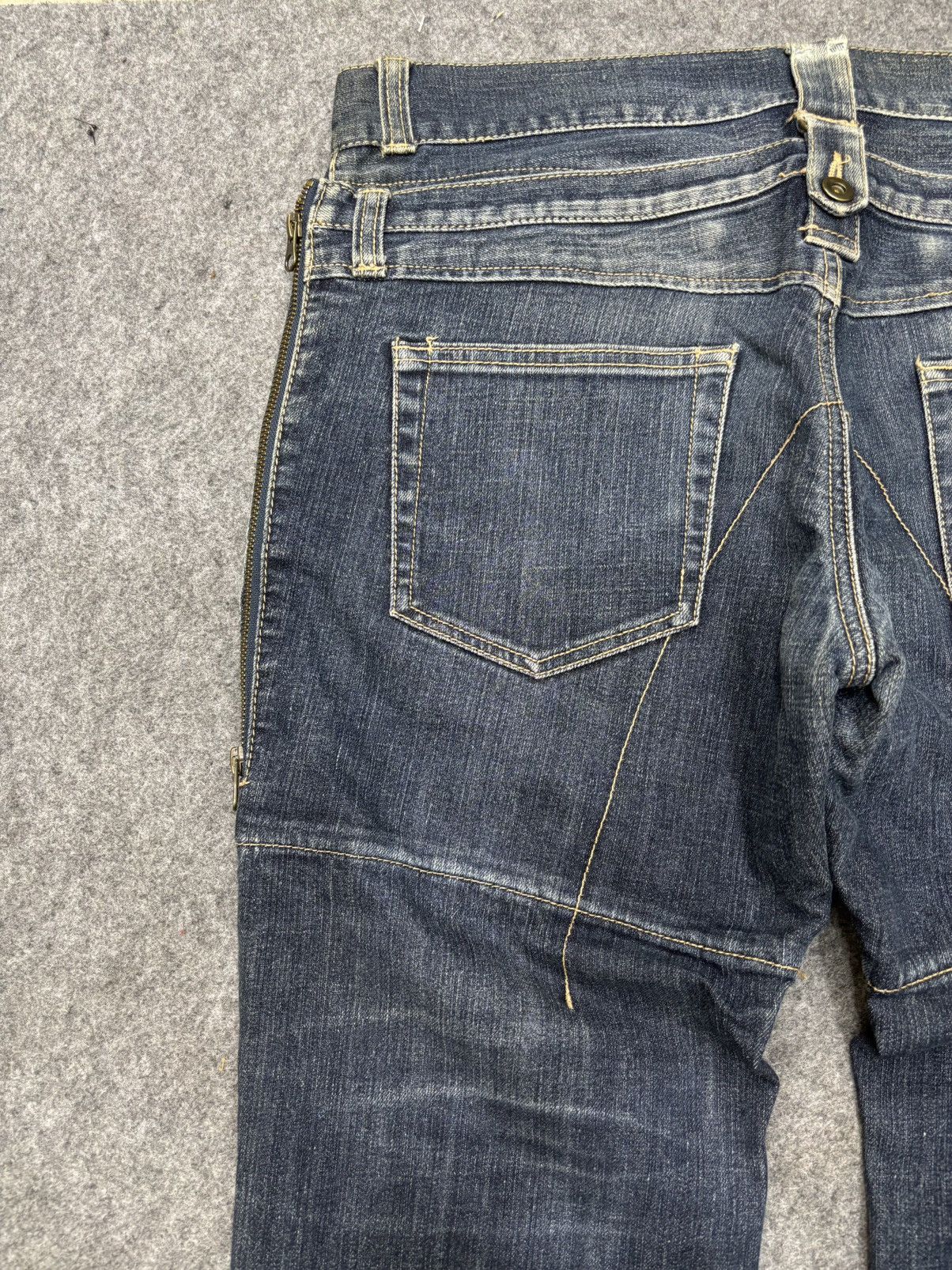 PPFM 💥Archival Style💥PPFM Double Waist Sick Design Jeans F628 Size US 35 - 12 Thumbnail