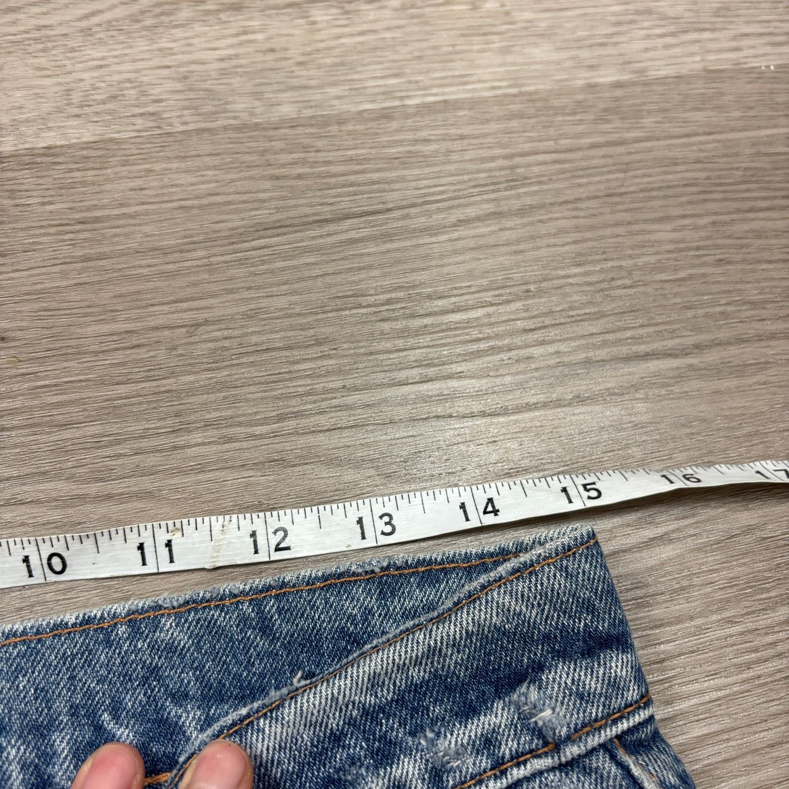Levi's Levi's Premium 512 Slim Taper Fit Patched Big E Jeans 29x29 Size US 29 - 8 Thumbnail