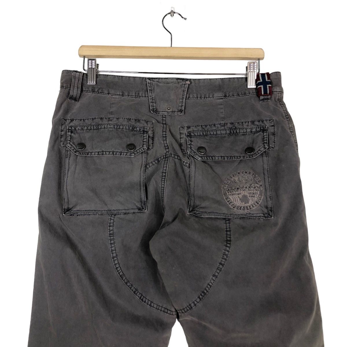 Napapijri 🔥Bush Cargo Pants Multi Pocket Hunting Napapijri Size US 34 / EU 50 - 9 Thumbnail