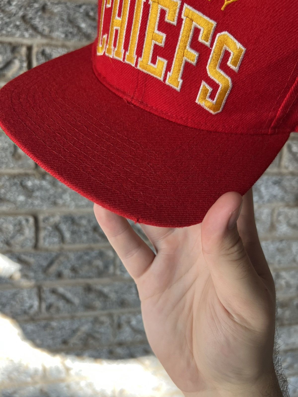 Sports Specialties Vintage 90’s Kansas City Chiefs Starter NFL SnapBack Hat Size ONE SIZE - 4 Thumbnail