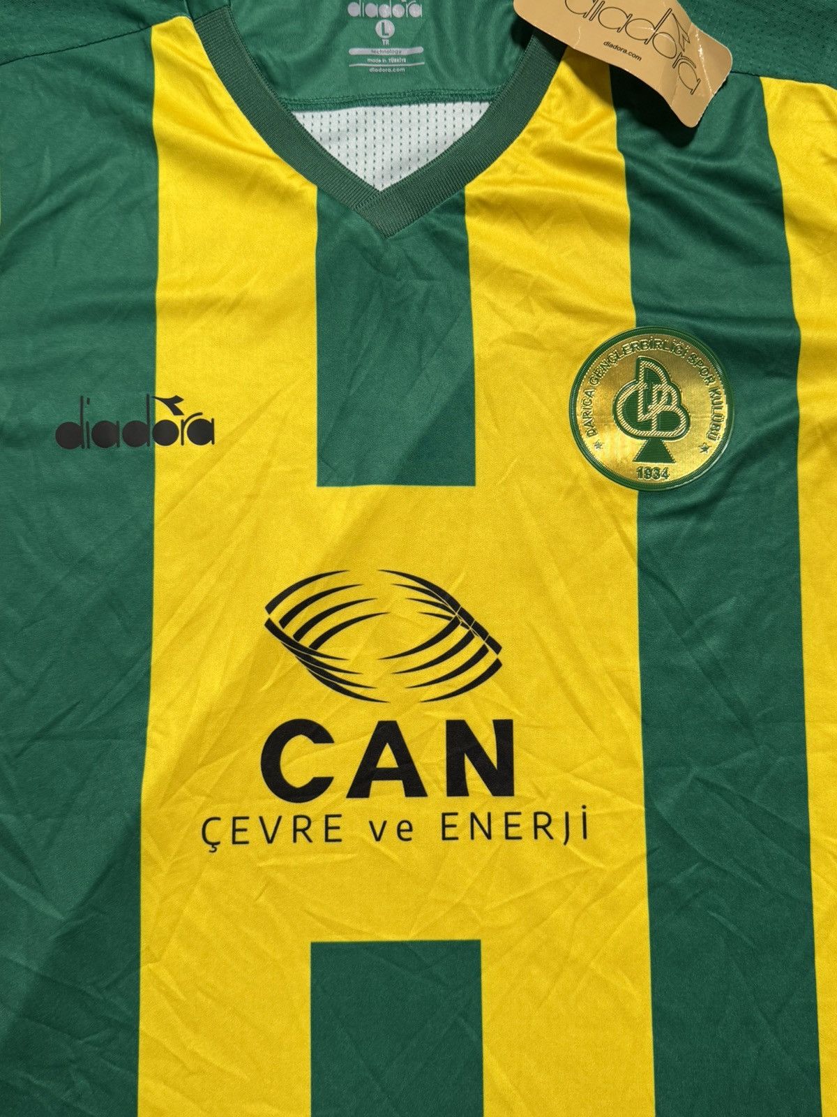 Diadora Diadora Darica Genclerbirligi 2021-2022 Away Soccer Jersey Size US L / EU 52-54 / 3 - 5 Thumbnail
