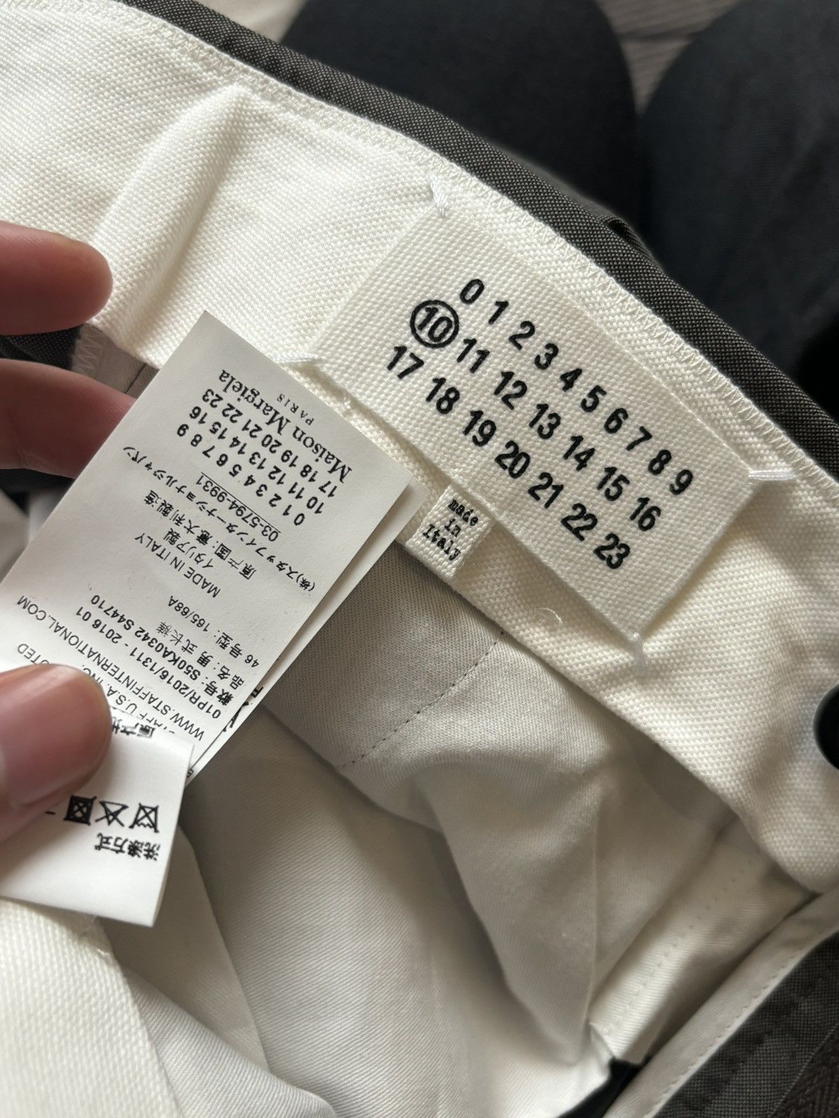 Maison Margiela Maison Margiela｜AW2016 Worsted Wool Jogger Pants Size US 29 - 4 Thumbnail