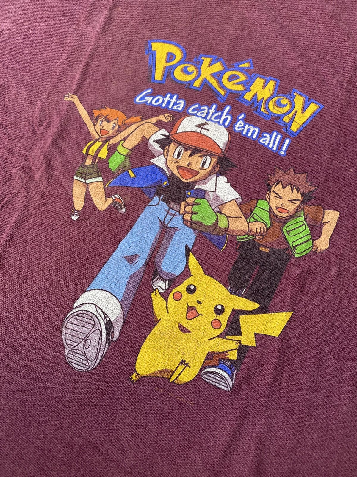 Pokemon Vintage anime Pokemon Ash Misty Trio Pikachu Size US M / EU 48-50 / 2 - 3 Thumbnail