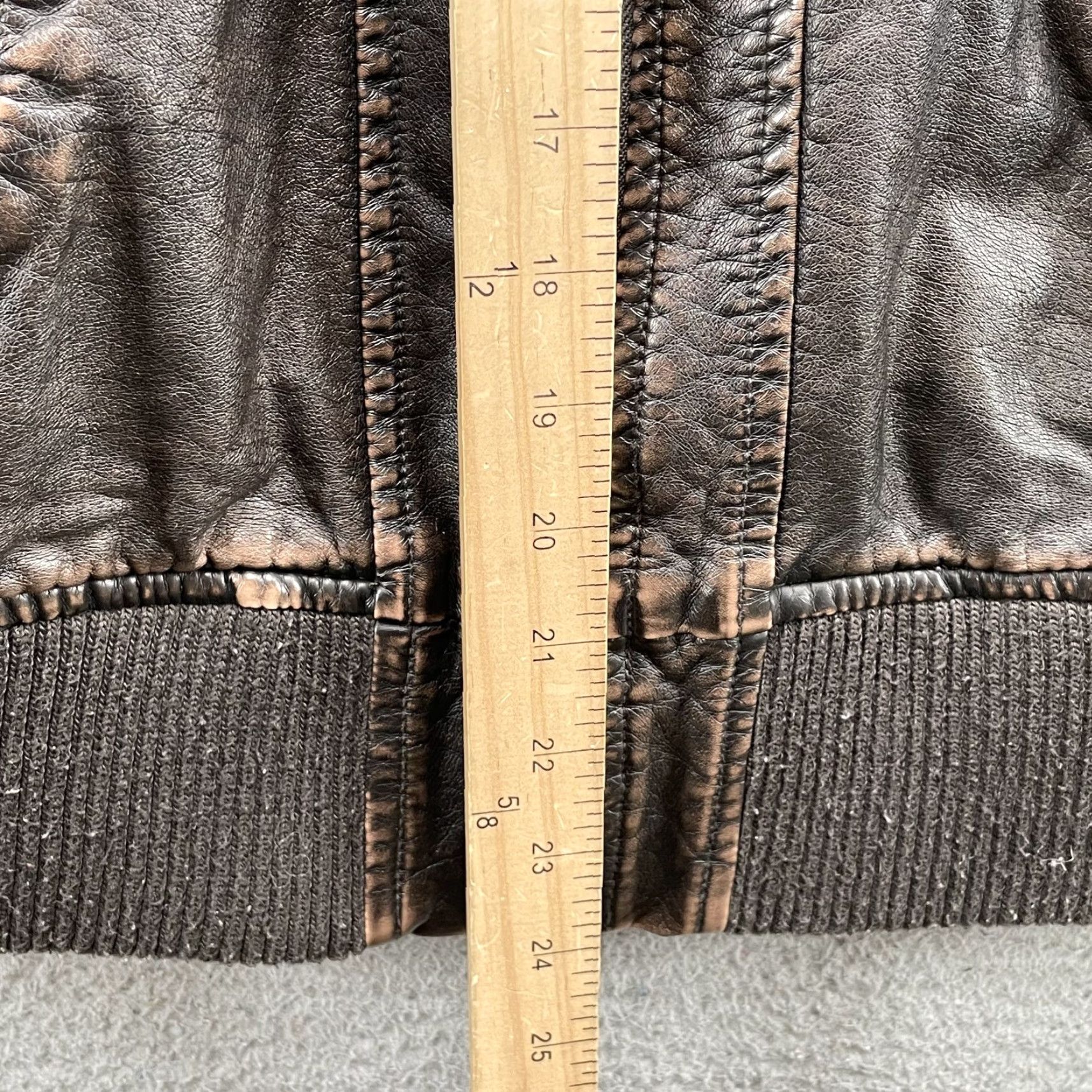 Vintage VINTAGE Ana Vegan Leather Bomber Jacket Women's XL Brown Aviator Streetwear 70's 90s Grunge Retro Workwear Pilot USA Mens Girls Size XL / US 12-14 / IT 48-50 - 5 Thumbnail