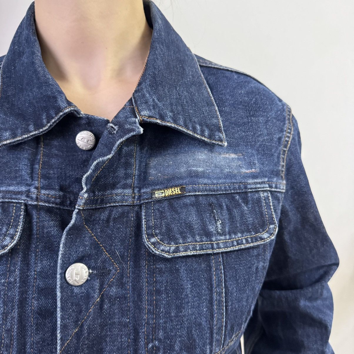 Diesel Vintage Diesel Avant Garde Y2k Jacket denim Size L / US 10 / IT 46 - 4 Thumbnail