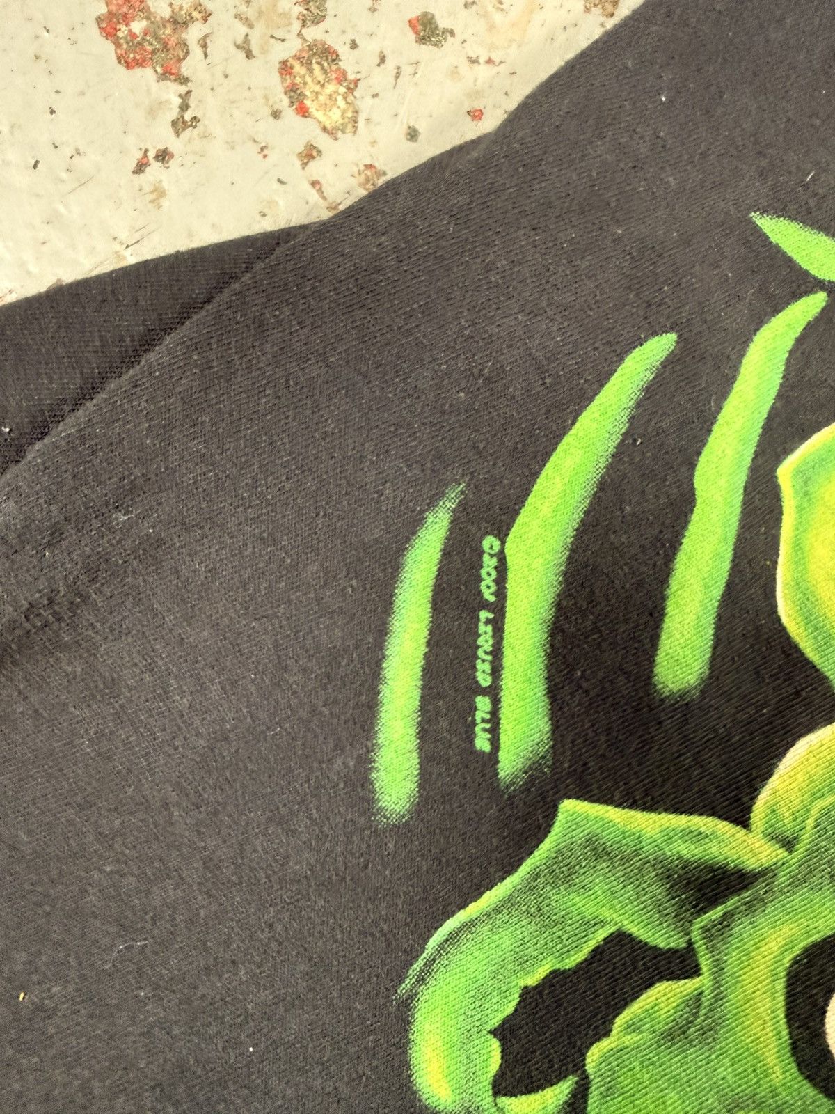 Liquid Blue Insane Sun Faded Liquid Blue Og Green Skull Vintage Tee Size US XL / EU 56 / 4 - 7 Thumbnail