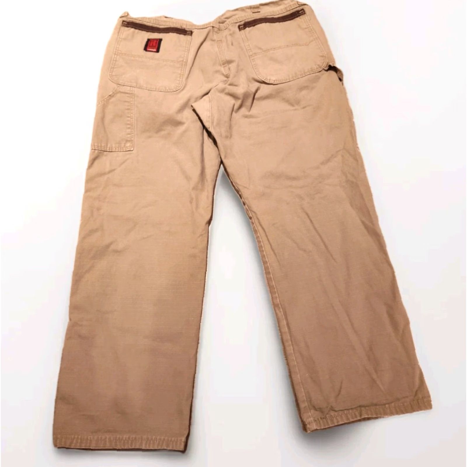 Wrangler VINTAGE Wrangler RIGGS Workwear Pants Men Size 36x30 Brown Canvas Carpenter Work Leg Style Size US 36 / EU 52 - 2 Thumbnail