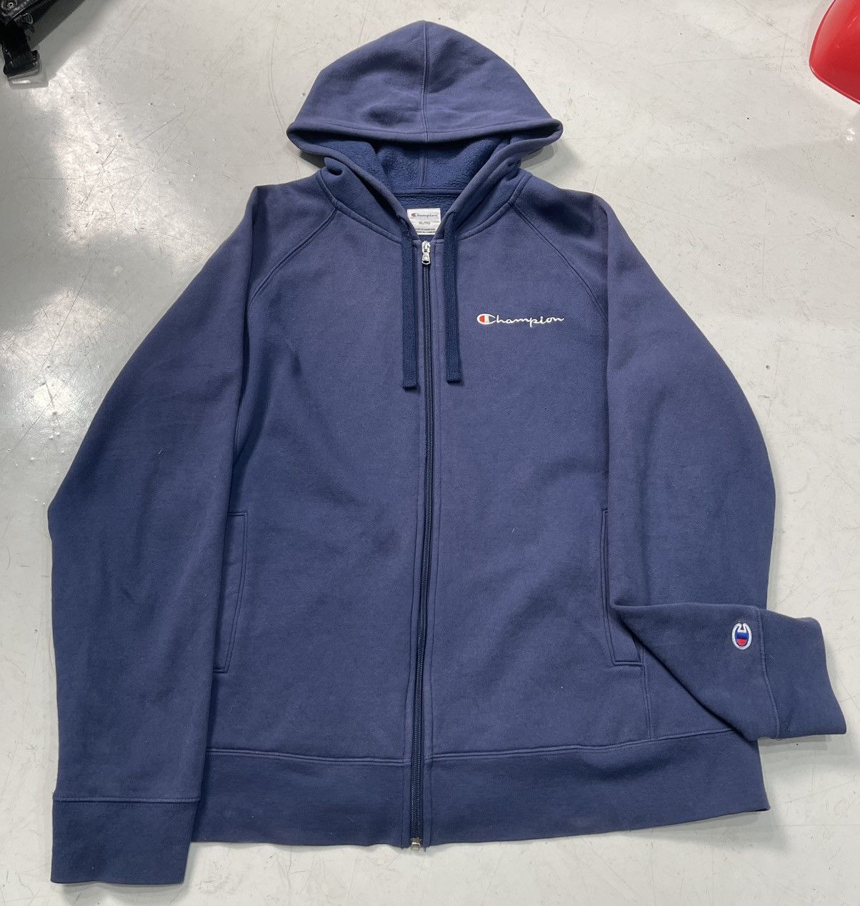 Champion Champion Zip Up Hoodie in Blue Size US XL / EU 56 / 4 - 3 Thumbnail