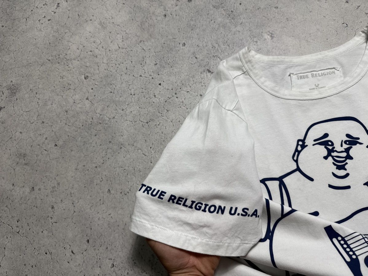 True Religion True Relgion Budha Vintage Big Logo T-Shirt Y2K White Size US XL / EU 56 / 4 - 7 Thumbnail