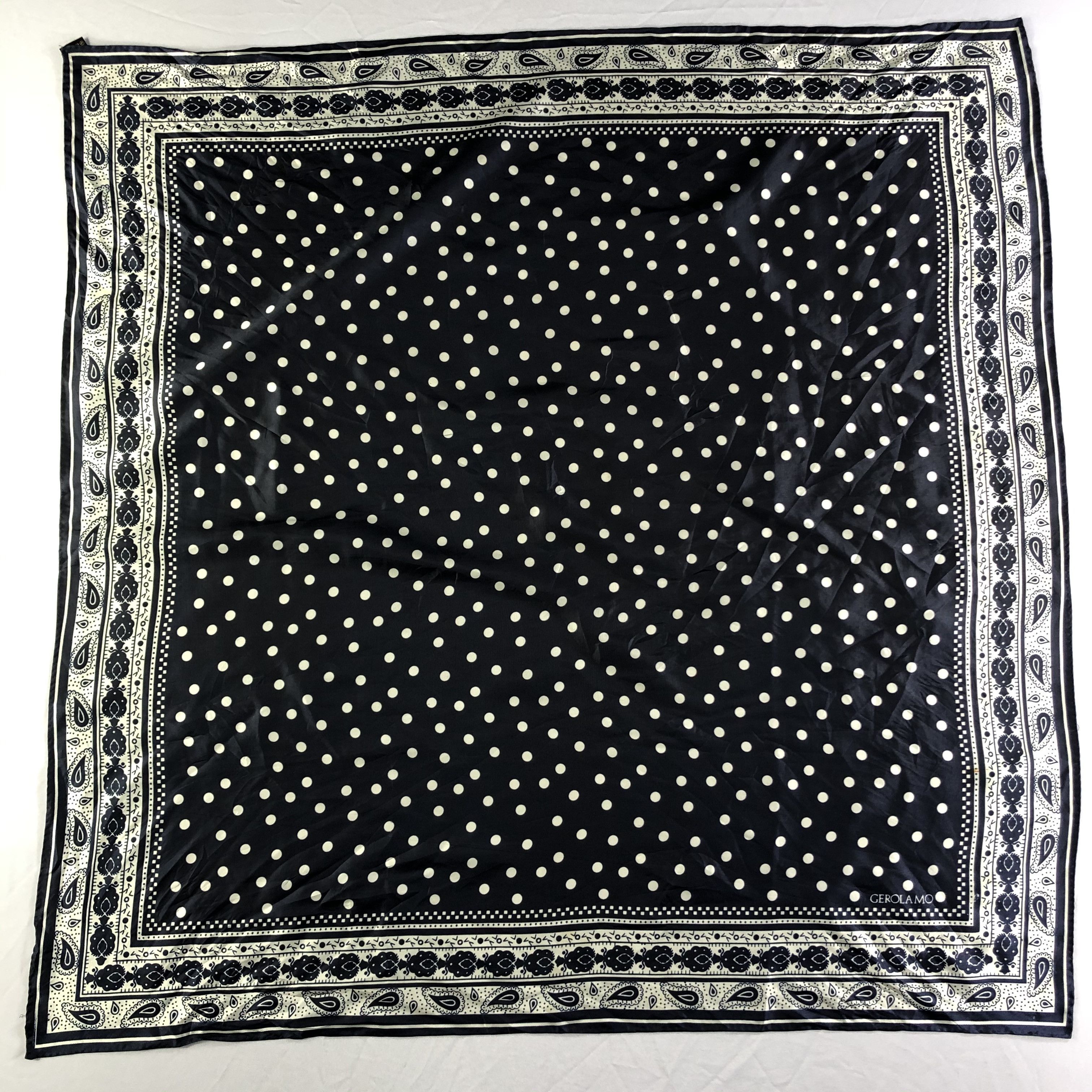 Vintage Vintage Gerolamo Silk Scarf Size ONE SIZE - 2 Thumbnail