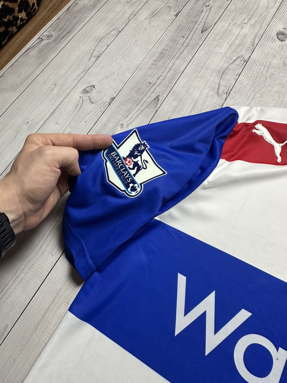 Puma × Vintage Vintage puma Reading soccer jersey size L striped Size US L / EU 52-54 / 3 - 4 Thumbnail