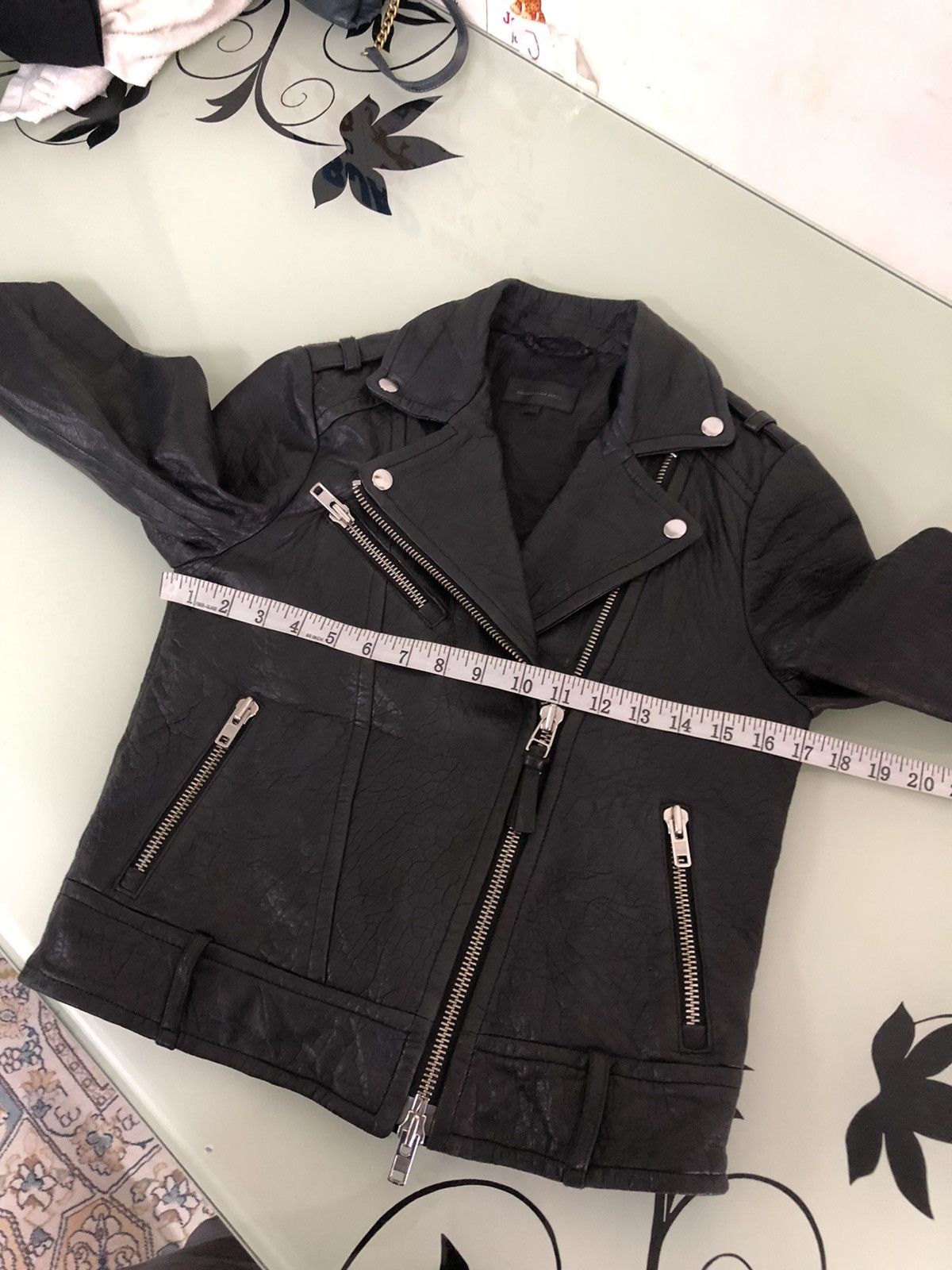 Mackage Mackage Punk Distressed Leather Biker Jacket Size XS / US 0-2 / IT 36-38 - 20 Thumbnail