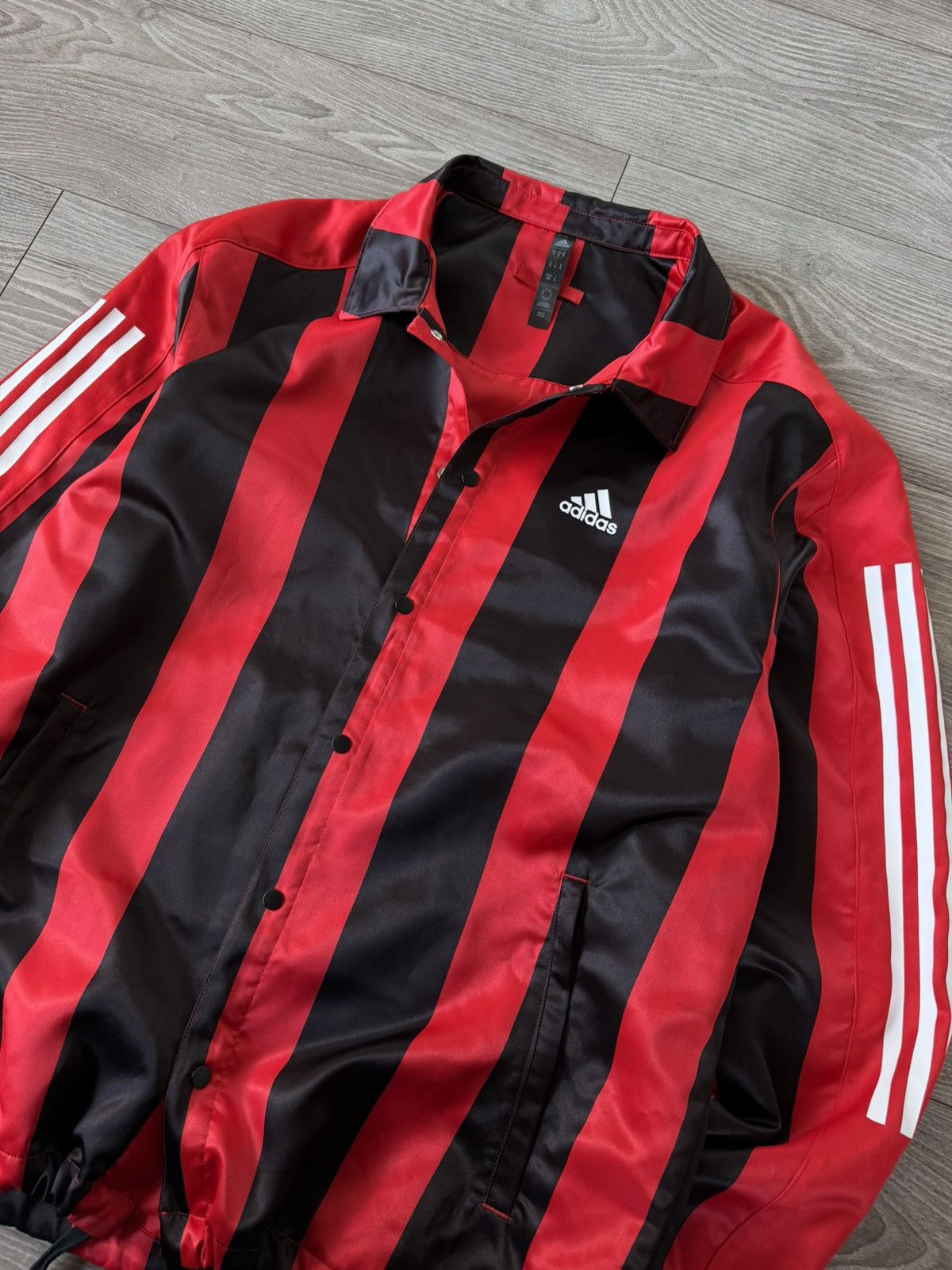 Adidas Adidas England Black Red Sportswear Coach Jacket Size US M / EU 48-50 / 2 - 16 Thumbnail