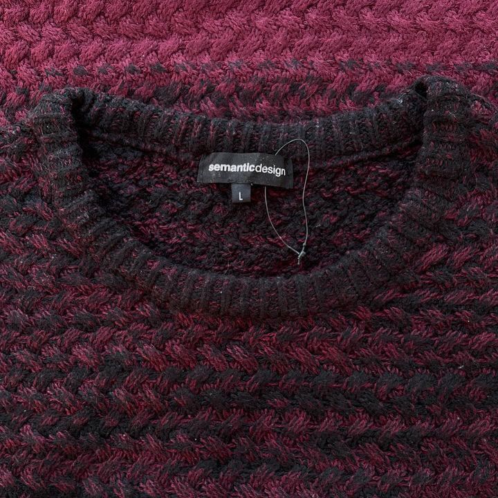 Japanese Brand × semanticdesign Sematic Design Mohair Knitted Grunge Style Size US L / EU 52-54 / 3 - 7 Thumbnail