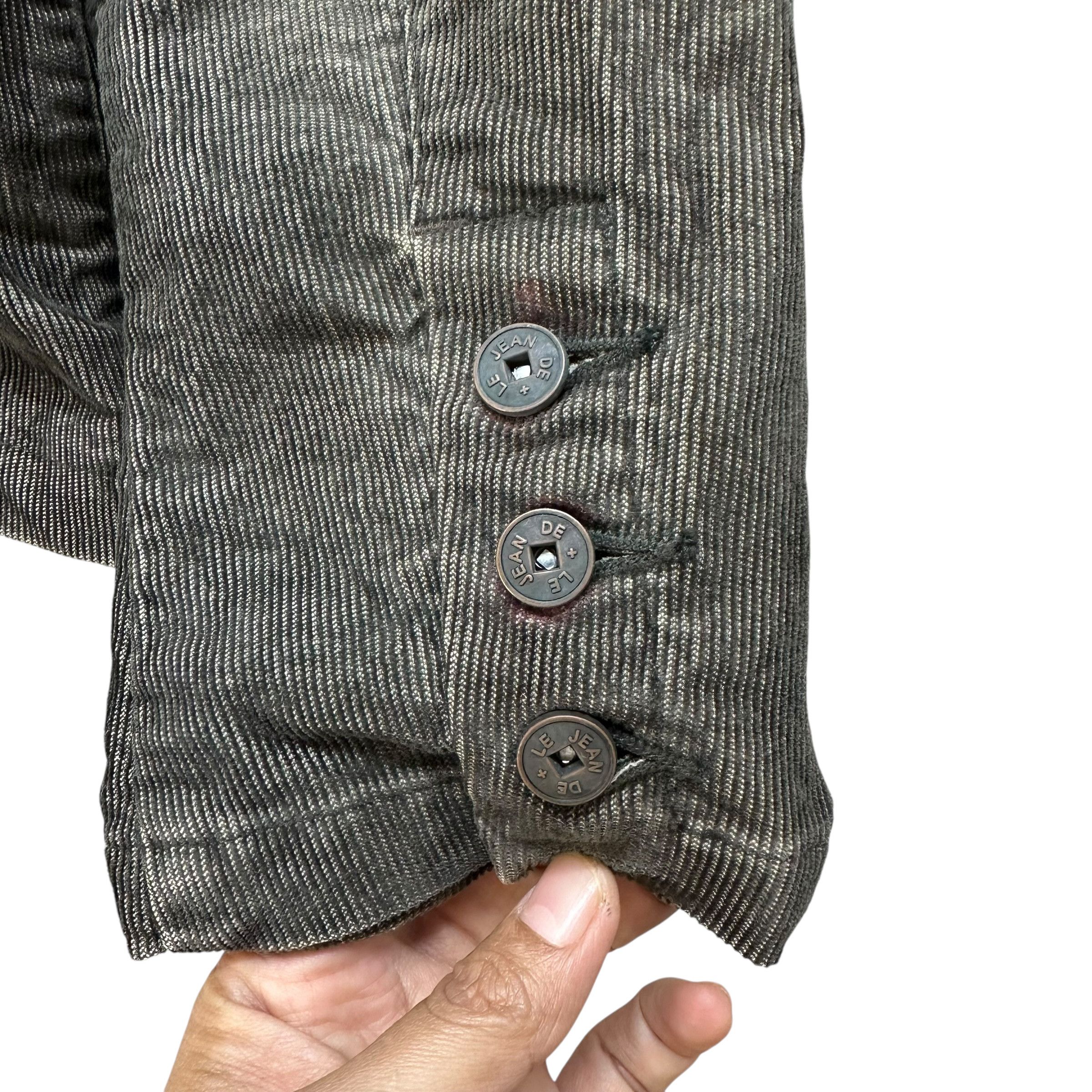 Marithe + Francois Girbaud Vintage MFG Double Breast Corduroy Jacket #A78-1897 Size M / US 6-8 / IT 42-44 - 15 Thumbnail