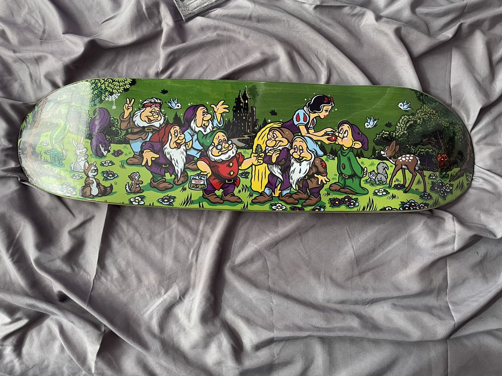 image of Apple Princess 9.0 Deck Strangelove Skateboards Todd Bratrud in Green, Men's