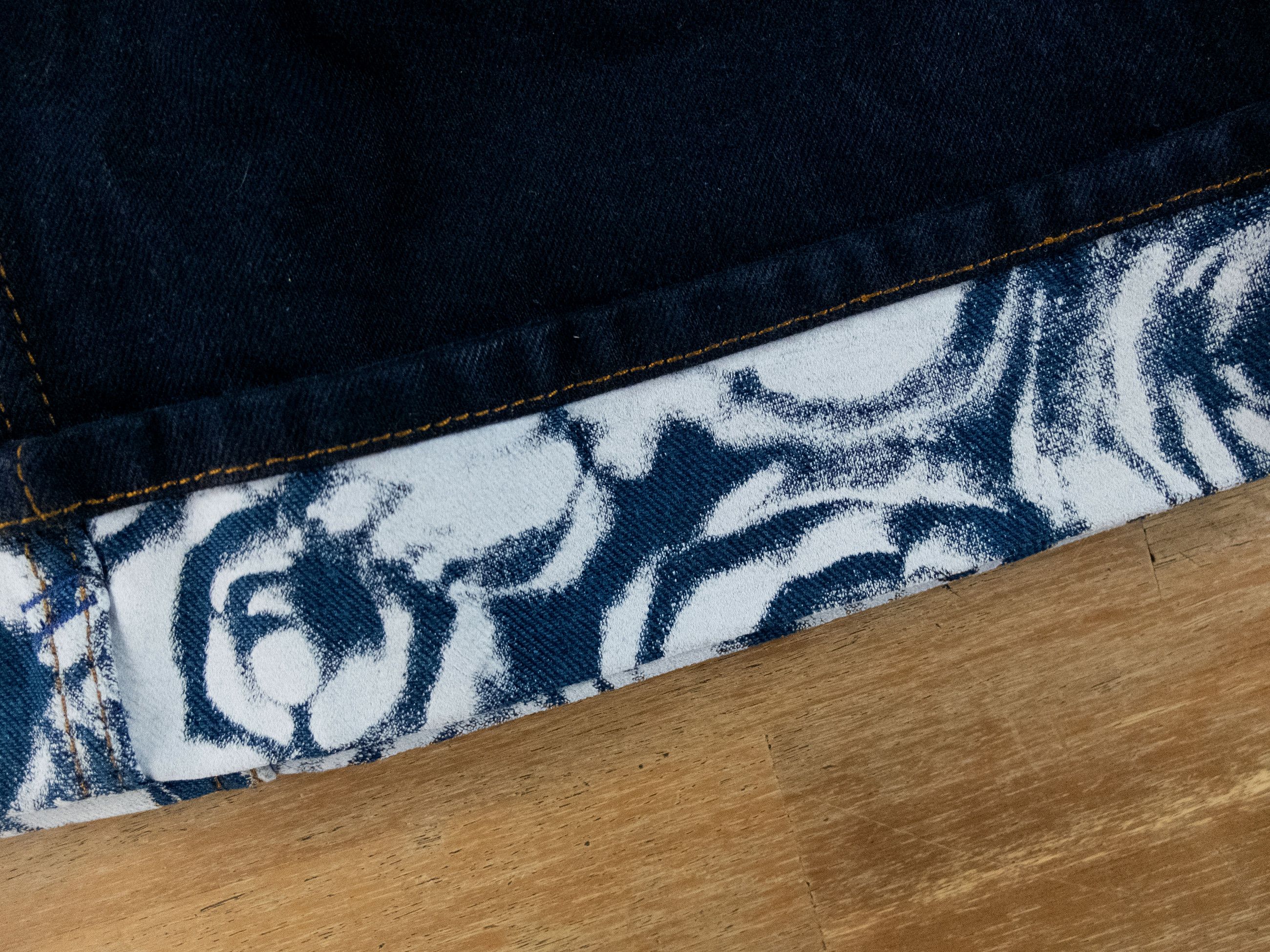 Burberry BURBERRY heavyweight navy blue Japanese denim mini skirt Size 28" / US 6 / IT 42 - 7 Thumbnail