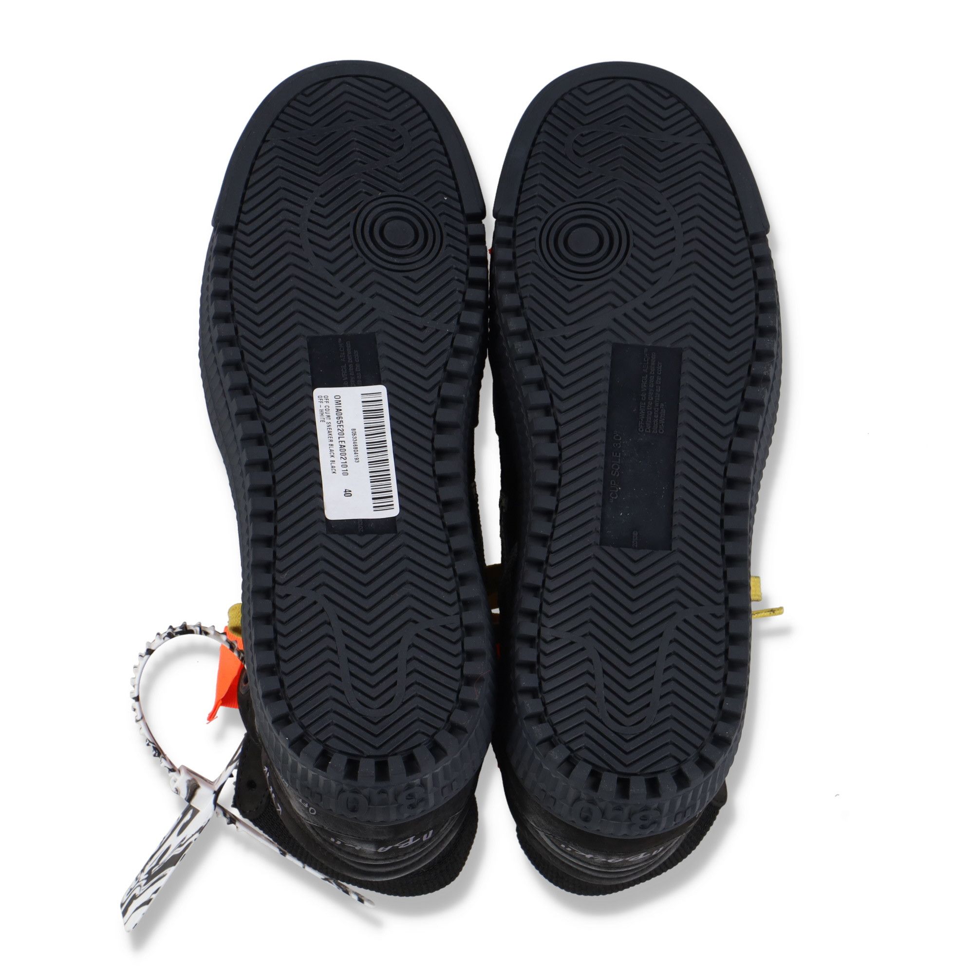 Off-White Black Leather Logo Off Court 3.0 HI-top Trainers Size US 7 / EU 40 - 5 Thumbnail