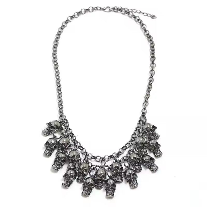Other Skull Pendant Layered Chain Size ONE SIZE - 2 Thumbnail