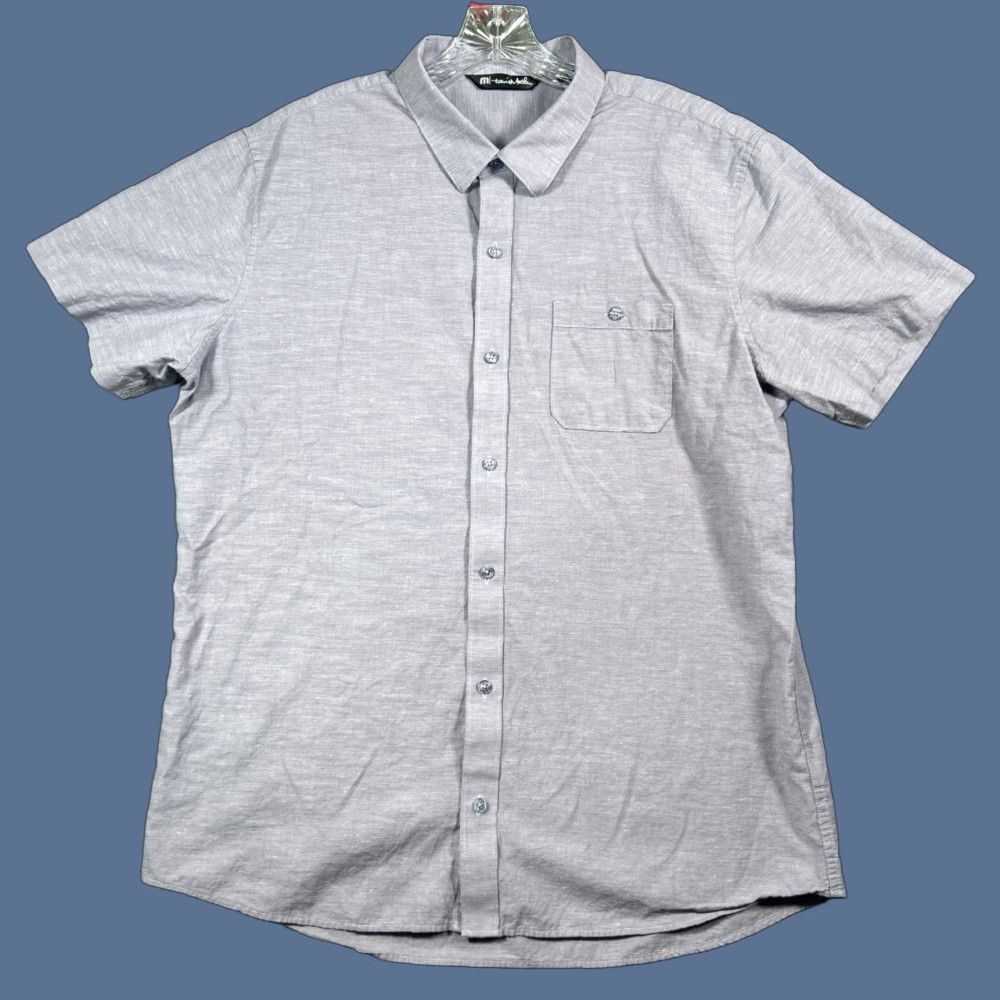 TravisMathew Travis Mathew Mens XL Light Purple Short Sleeve Button Up Shirt Size US XL / EU 56 / 4 - 1 Thumbnail