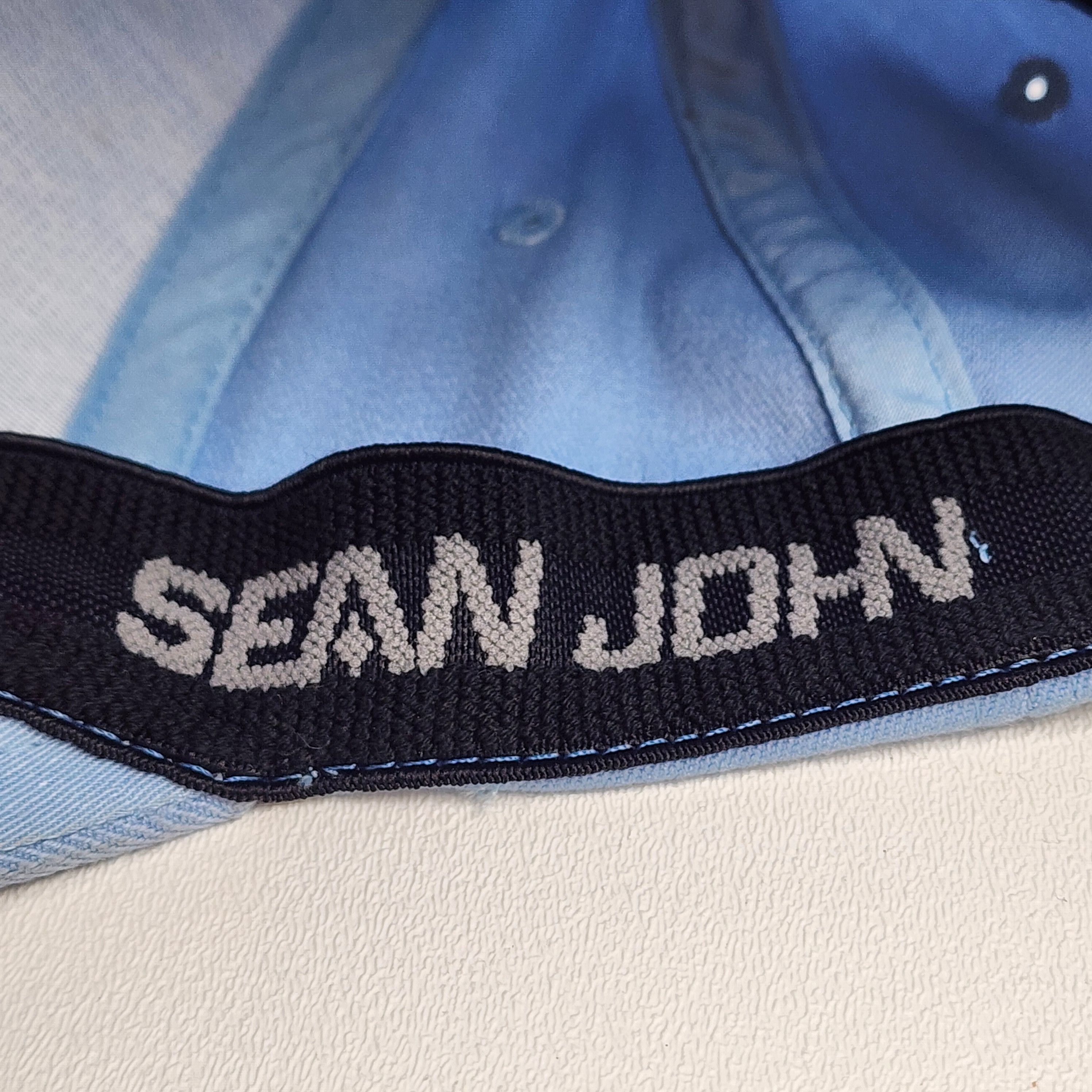 Sean John Vintage Sean John Script Logo Hat Light Blue Y2K Size ONE SIZE - 5 Thumbnail