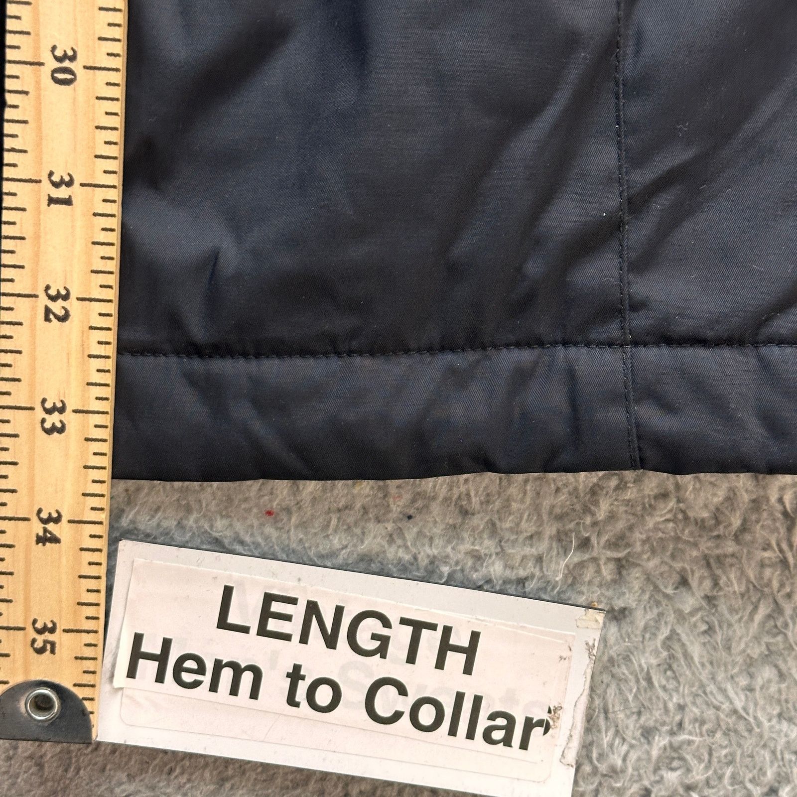 L.L. Bean LL Bean Winter Warmer Coat Medium Black Hooded Jacket Fleece Size M / US 6-8 / IT 42-44 - 5 Thumbnail