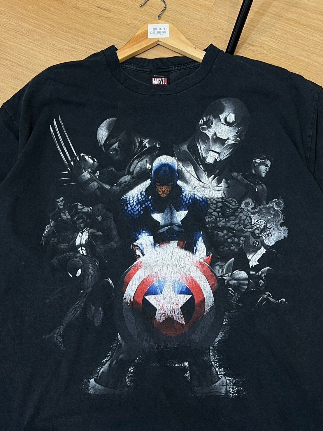 Marvel Comics × Vintage Vintage Marvel Comics shirt Big Print BN Size US XL / EU 56 / 4 - 3 Thumbnail
