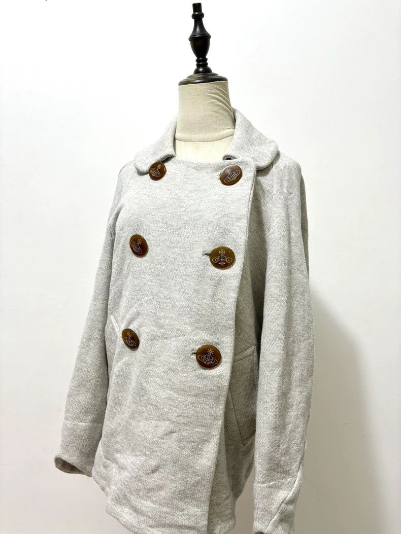 Vivienne Westwood Vivienne Westwood A brown double-row Saturn buckle jacket Size M / US 6-8 / IT 42-44 - 1 Thumbnail