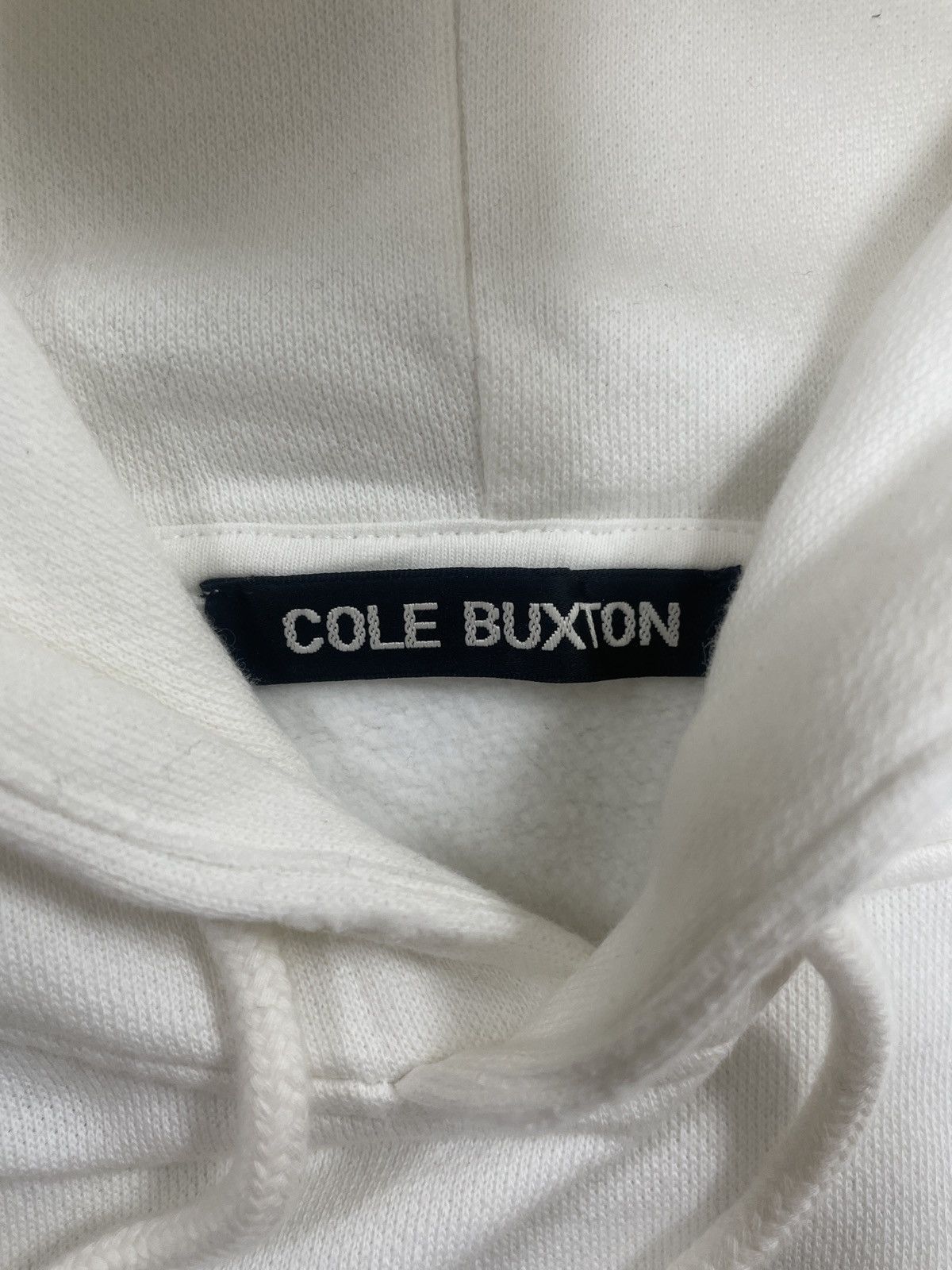 Cole Buxton Cole Buxton White Hoodie Size US L / EU 52-54 / 3 - 3 Thumbnail