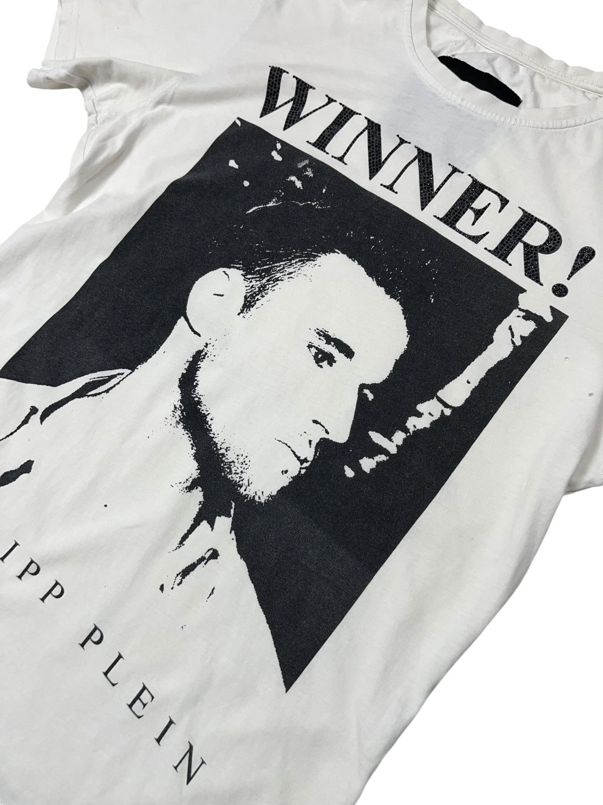 Philipp Plein Vintage Philipp Plein Winner Distressed T-shirt Size US L / EU 52-54 / 3 - 6 Thumbnail