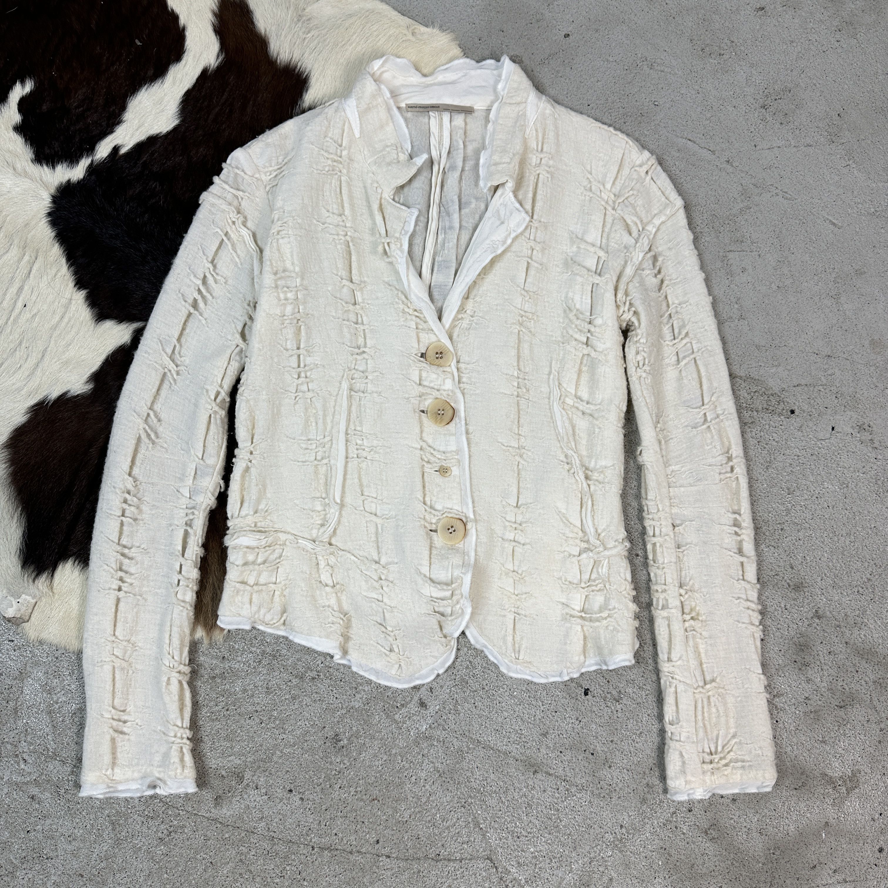 Marithe + Francois Girbaud × Vintage Vintage Marithe + Francois Girbaud Distressed jacket Size XS / US 0-2 / IT 36-38 - 2 Thumbnail