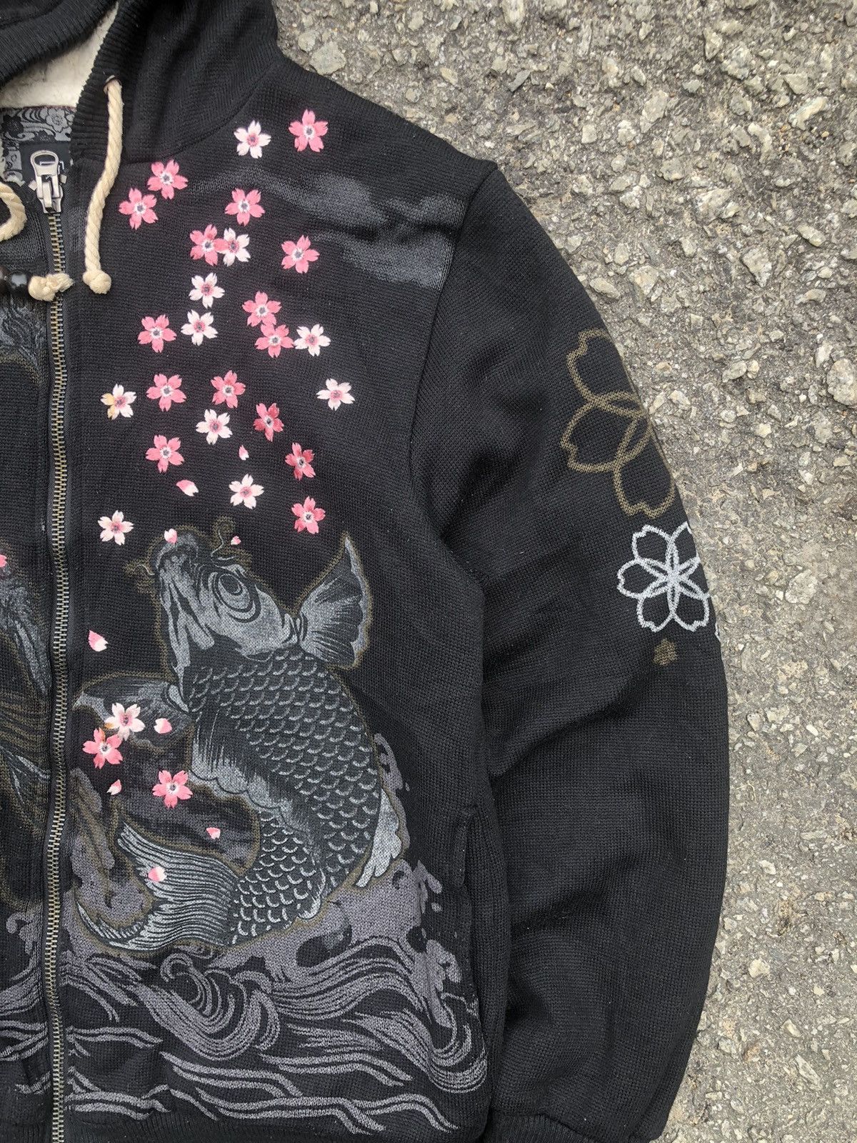 Japanese Brand RARE Vintage Overprint Embroidery Japanese Sukajan Hoodie Size US L / EU 52-54 / 3 - 9 Thumbnail