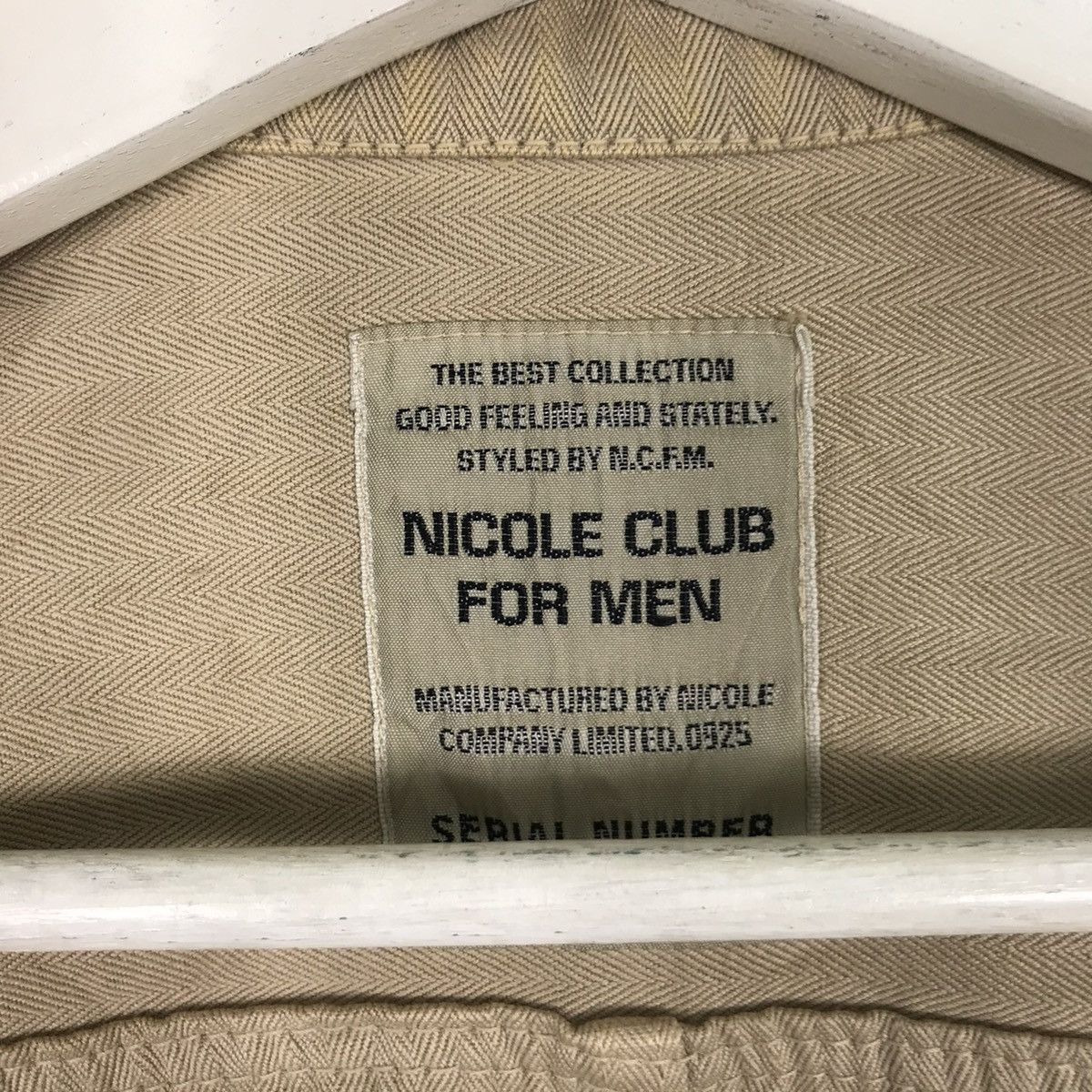 Japanese Brand × Nicole Club 💥 NICOLE CLUB FOR MEN HARRINGBONE TWILL CHORE JACKET Size US M / EU 48-50 / 2 - 10 Thumbnail