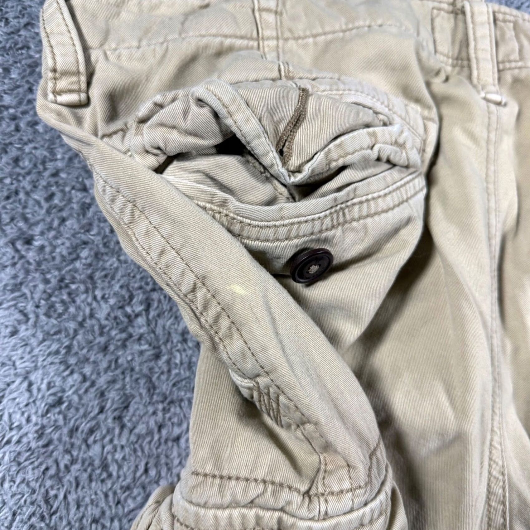 American Eagle Outfitters American Eagle Cargo Shorts Mens 34 Tan Khaki Classic Fit Cotton 10 Inch Size US 34 / EU 50 - 5 Thumbnail