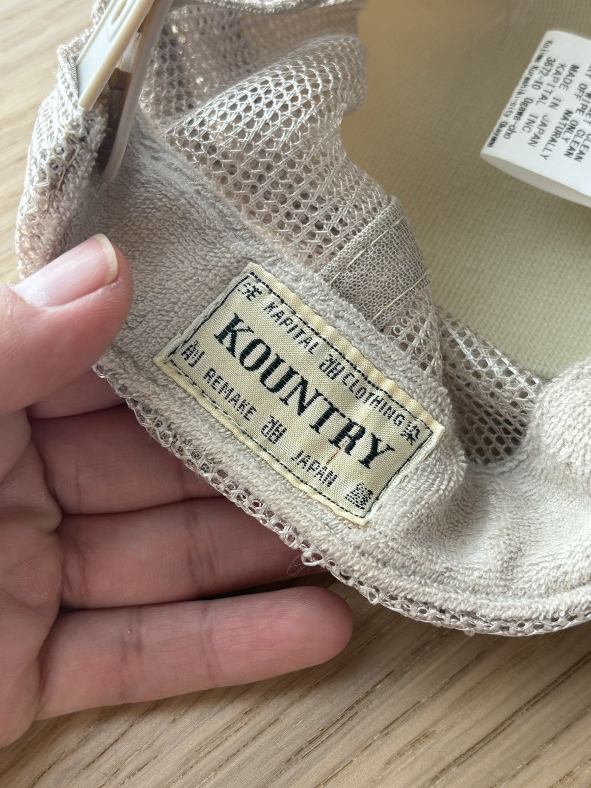 Kapital KAPITAL KOUNTRY STARCHING IRONING TRUCKER CAP Size ONE SIZE - 2 Thumbnail