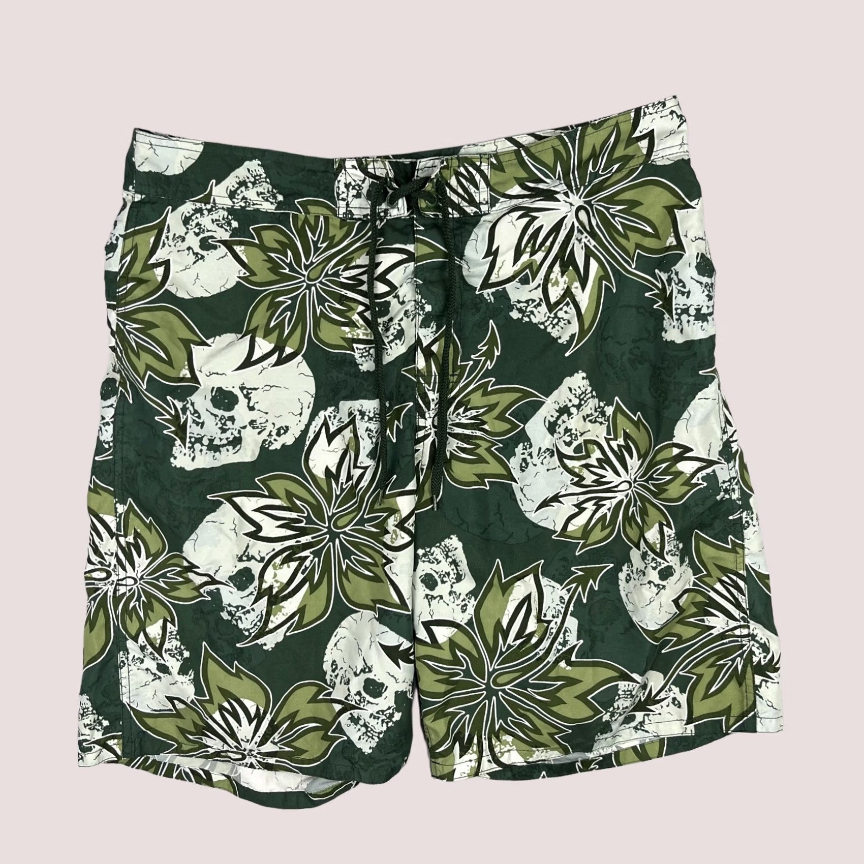 Swims Phys.Sci Board Shorts Mens 36 Green Beach Surfing Hip Hop Y2K Vintage Logo Pockets Drawstring Lightweight 36 Mens Boys Girls Adults? Size US 36 / EU 52 - 1 Thumbnail