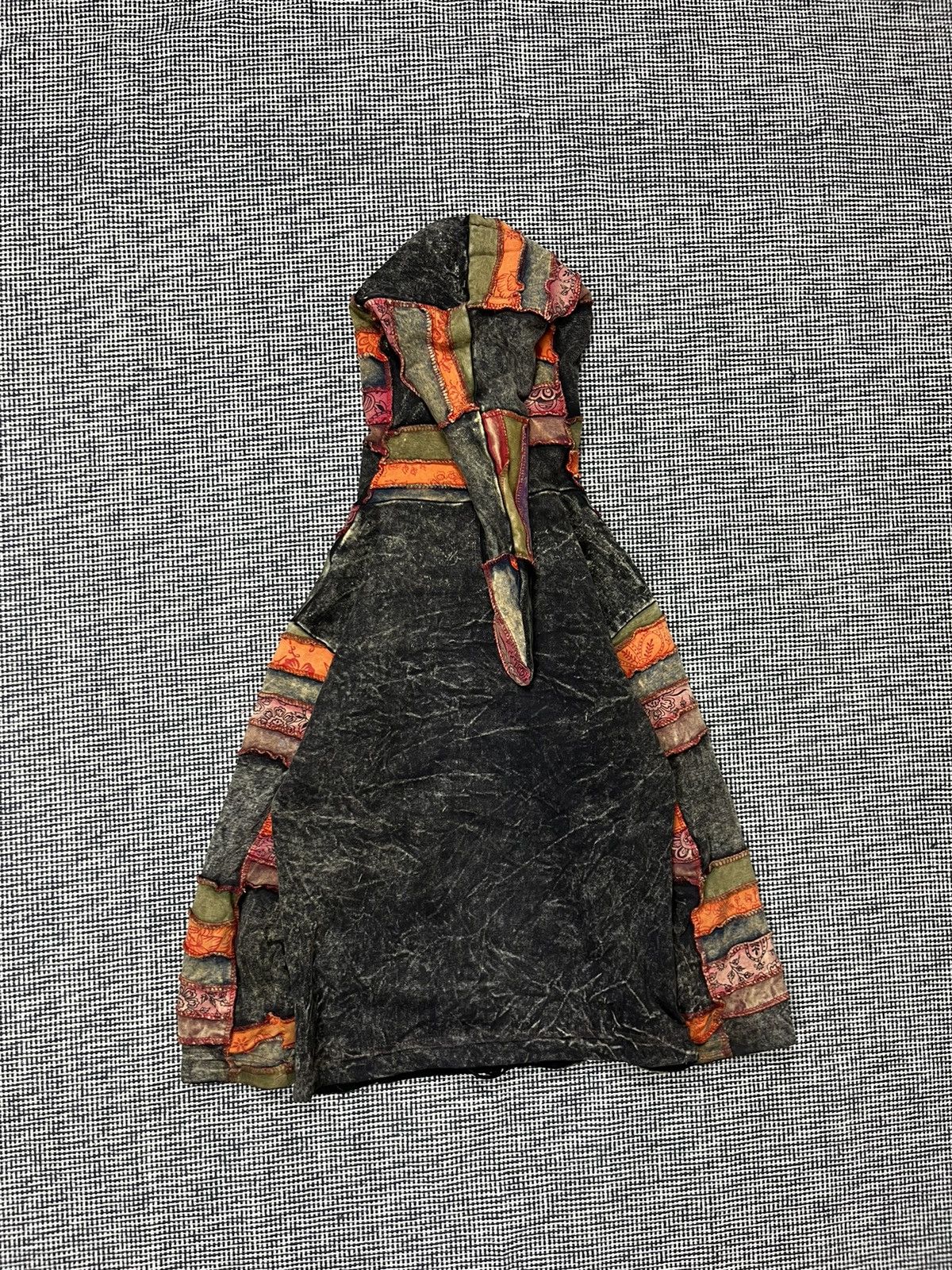 20471120 × Japanese Brand Crazy patchwork oversized spike hood rave harajuku hoodie Size S / US 4 / IT 40 - 3 Thumbnail