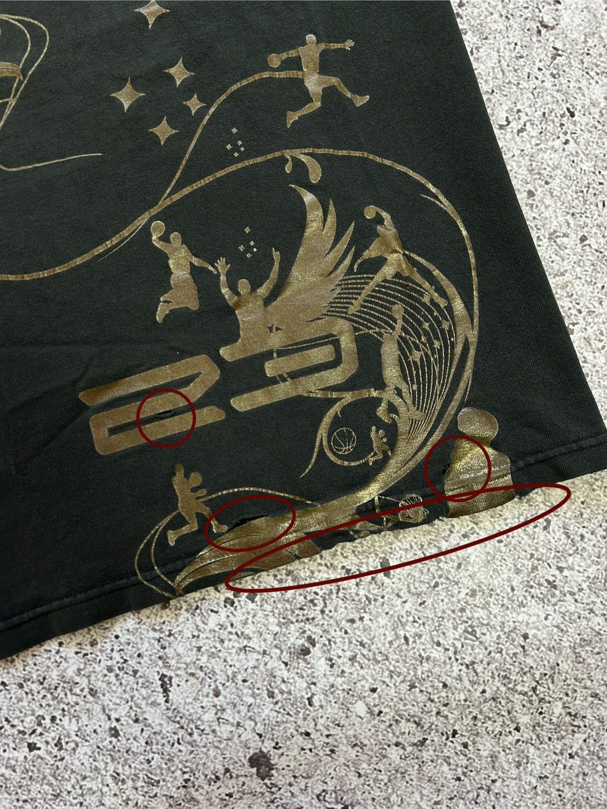 Jordan Brand × Nike × Vintage Vintage 90’s Nike Jordan 23 Logo Retro Rare T-Shirt Y2K Hype Size US M / EU 48-50 / 2 - 13 Thumbnail