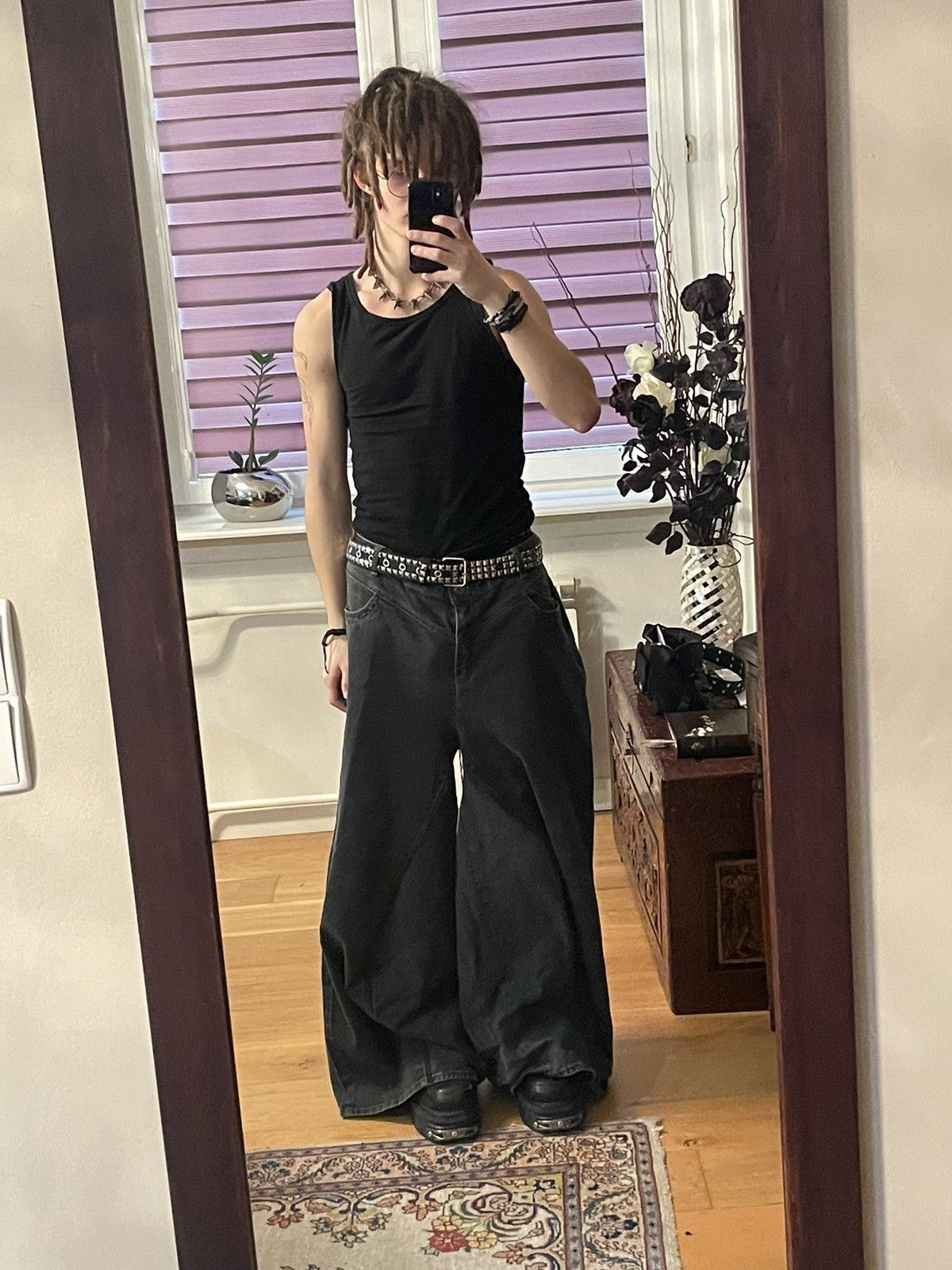 Handmade gray rare handmade Pants Size US 40 / EU 56 - 3 Thumbnail