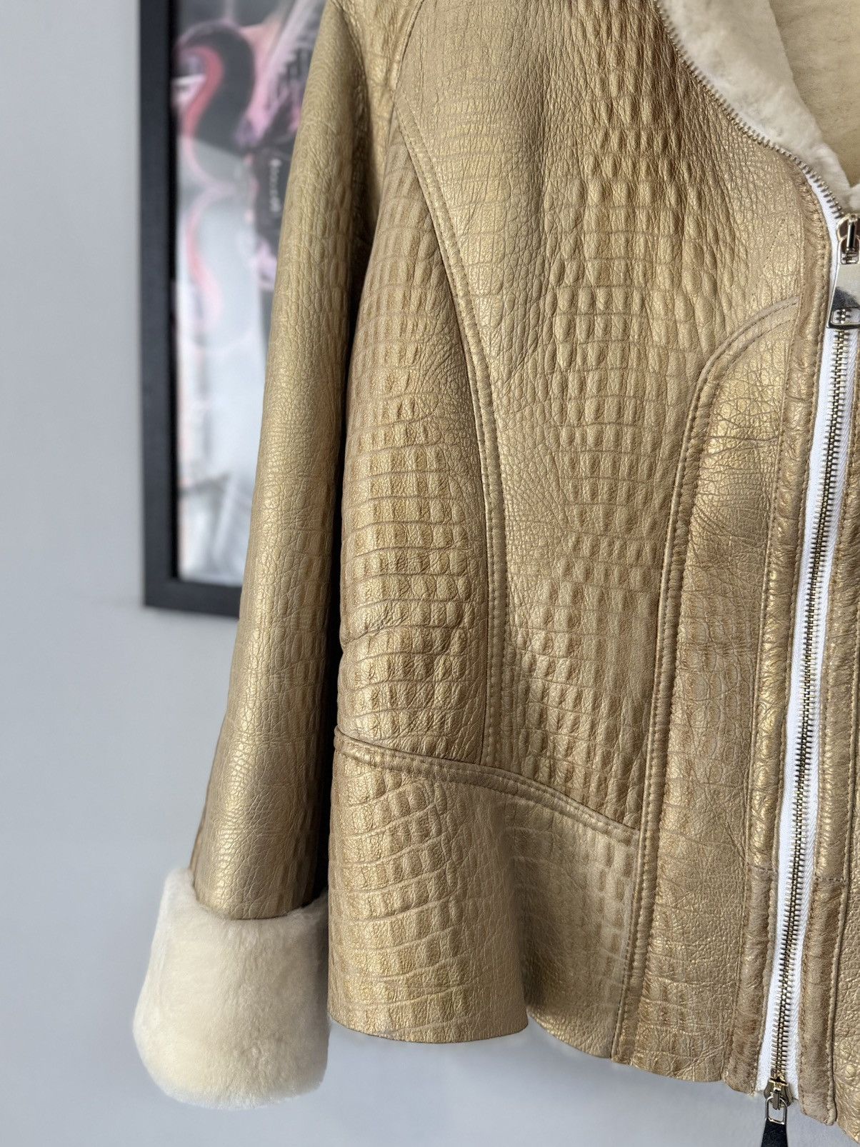 If Six Was Nine Miss Sixty Y2K Fur Jacket ifsixwasnine LGB styled Japan Size M / US 6-8 / IT 42-44 - 3 Thumbnail